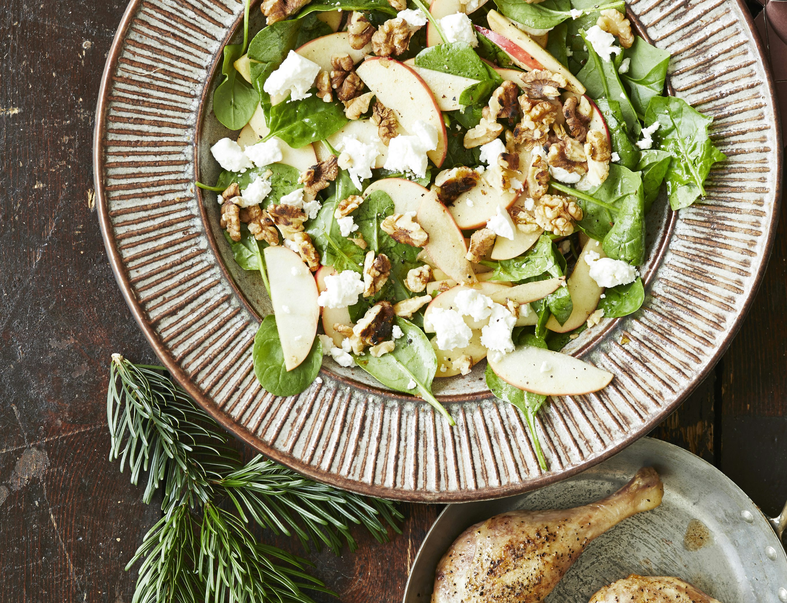 Andelår med vintersalat