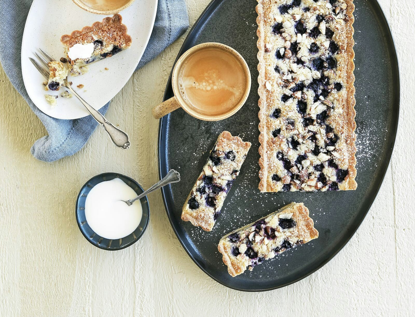 Blåbærtærte med frangipane