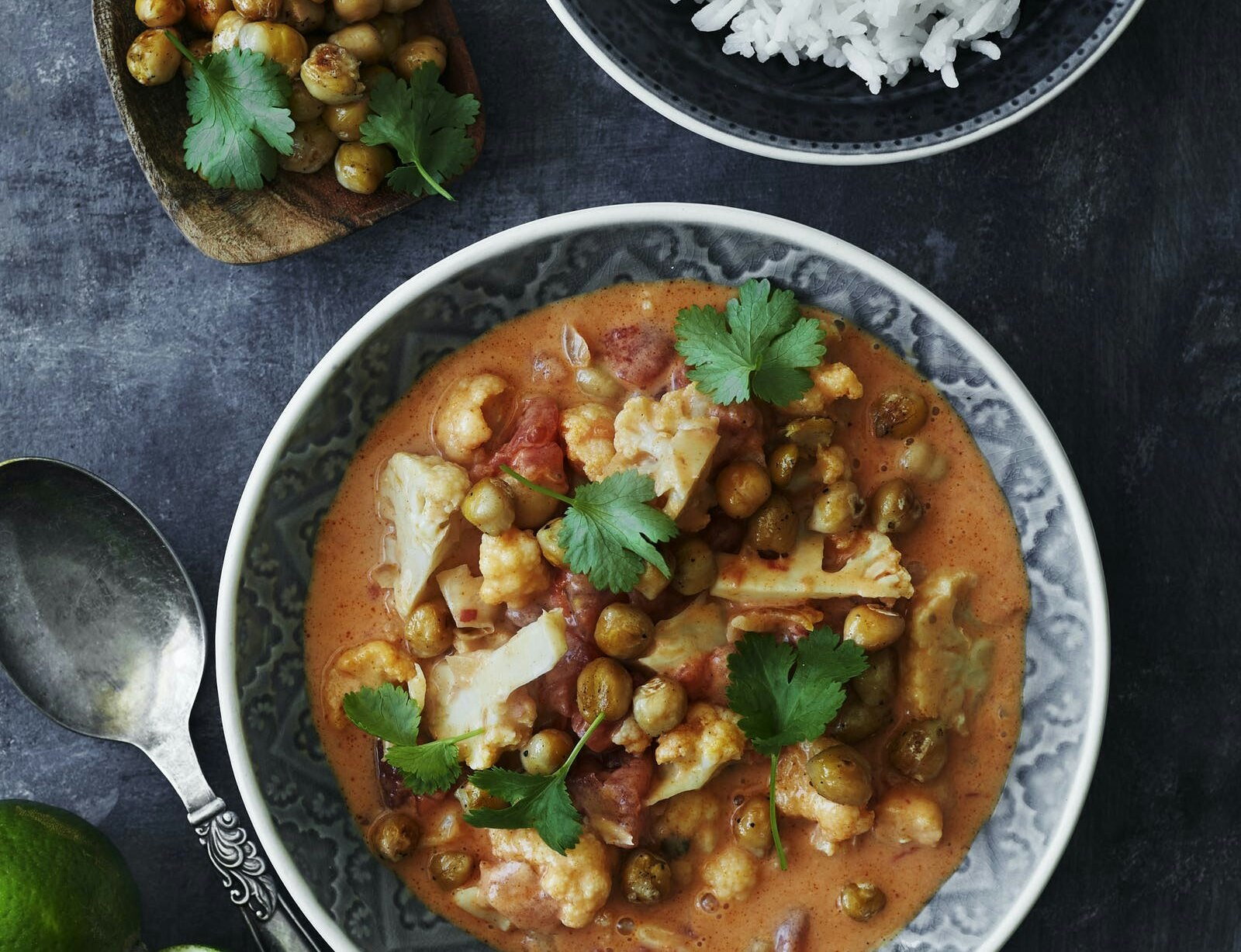 Vegetarisk karry med blomkål