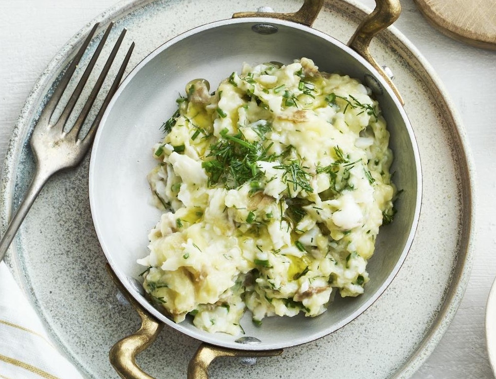 Brandade med kulmule og dild