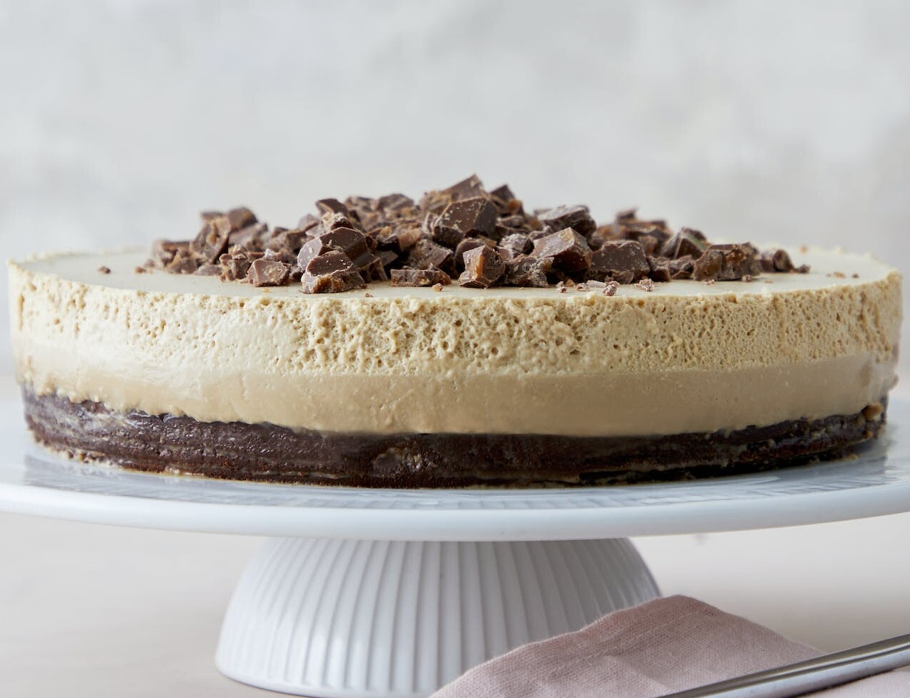 Brownie med Baileysmousse