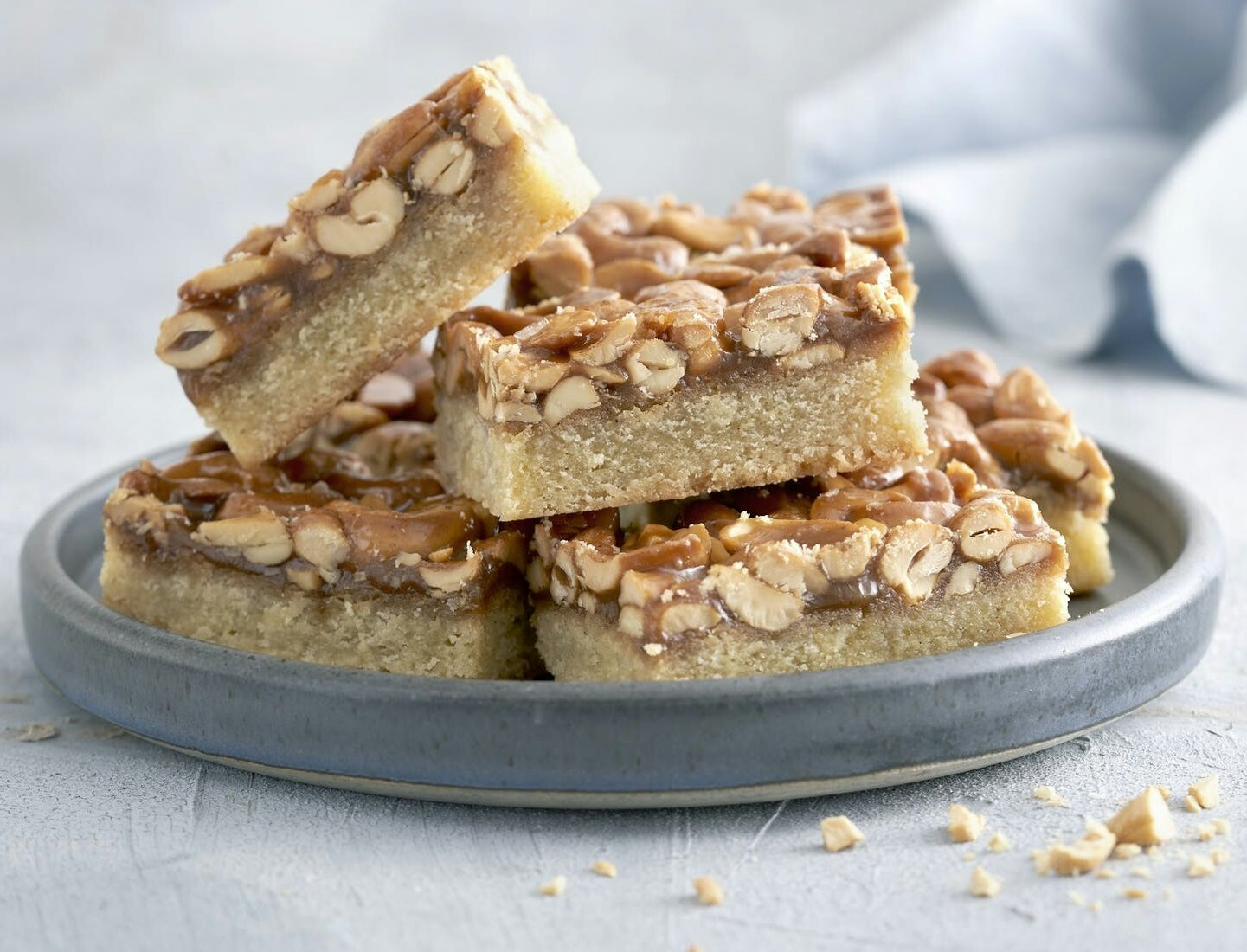 Cashewnøddesnitter med karamel