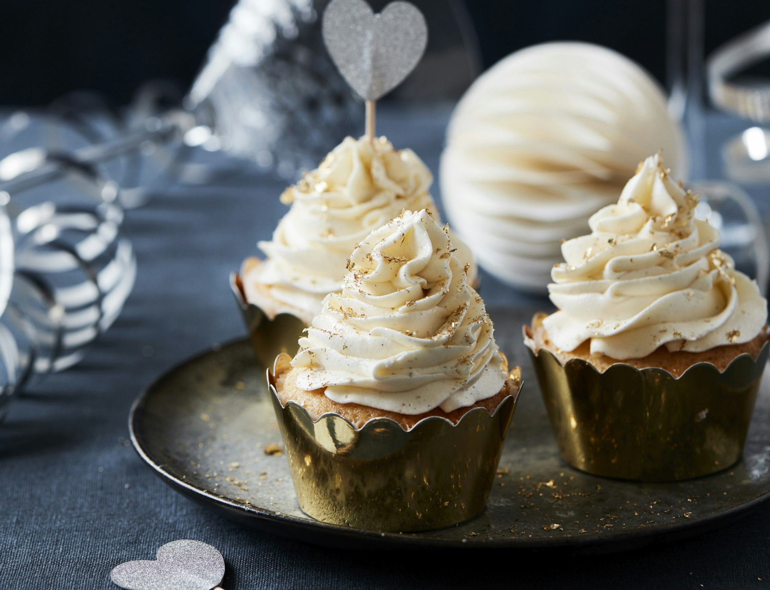 Champagne-cupcakes
