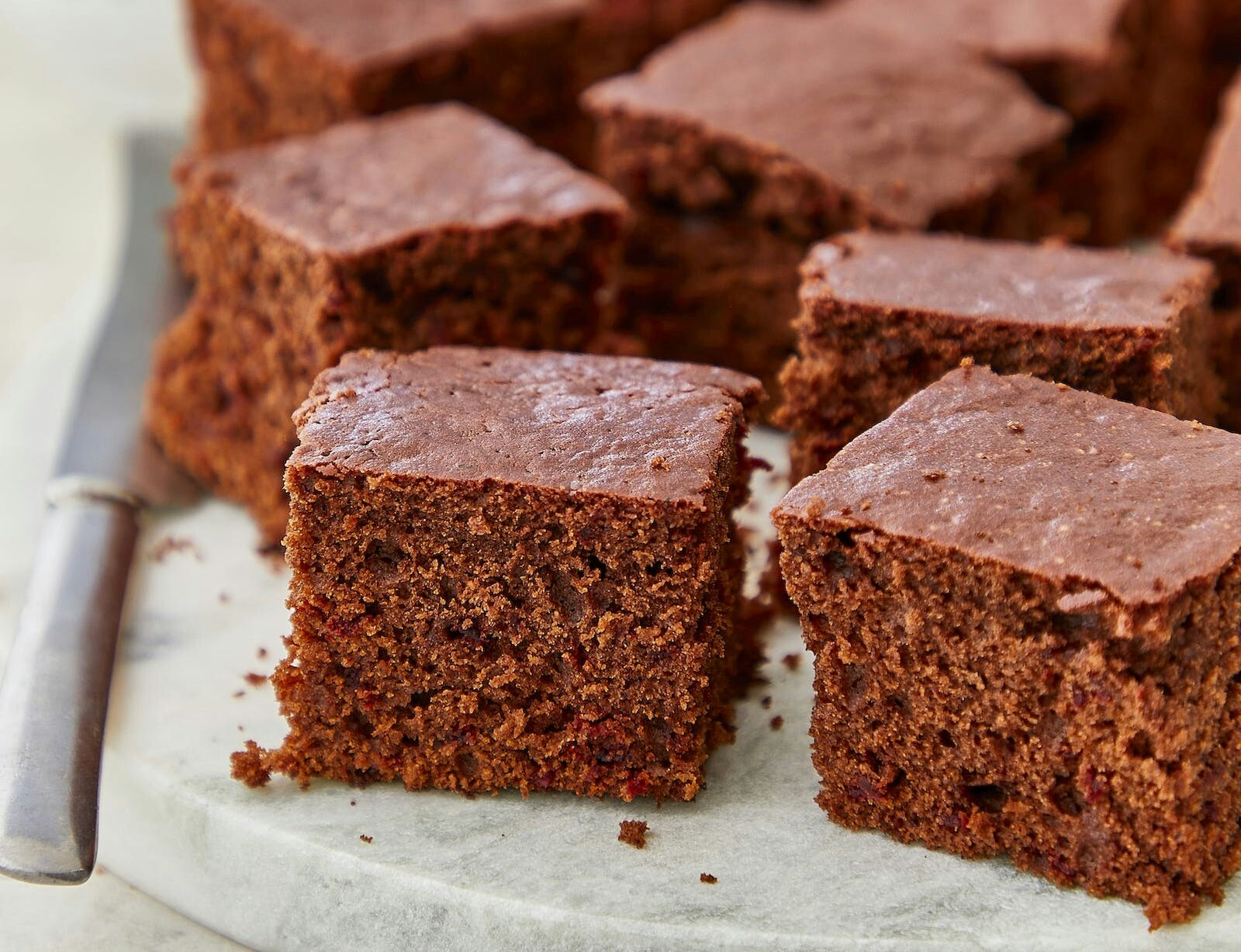 Chokoladekage med rødbede og chili