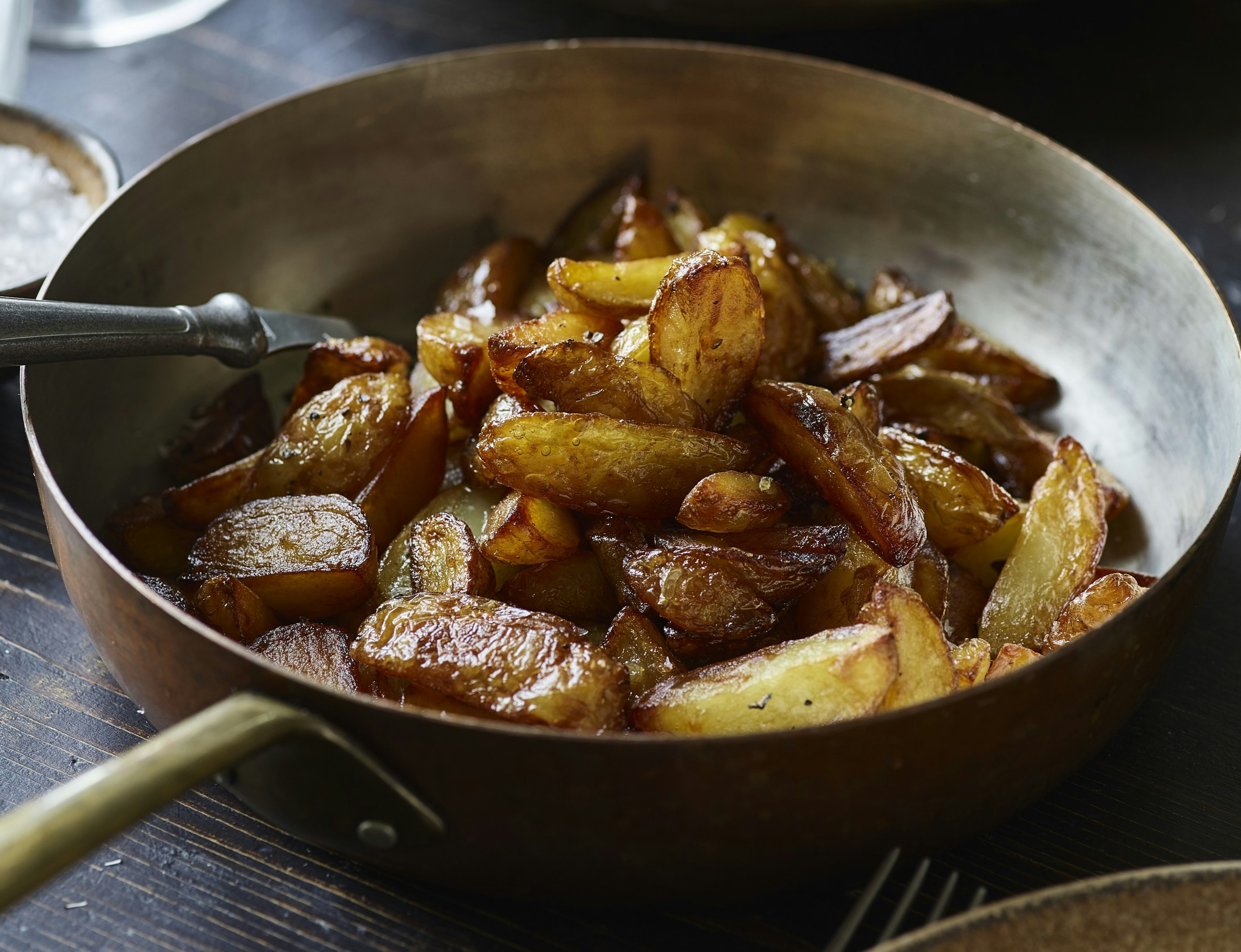 Confiterede kartofler