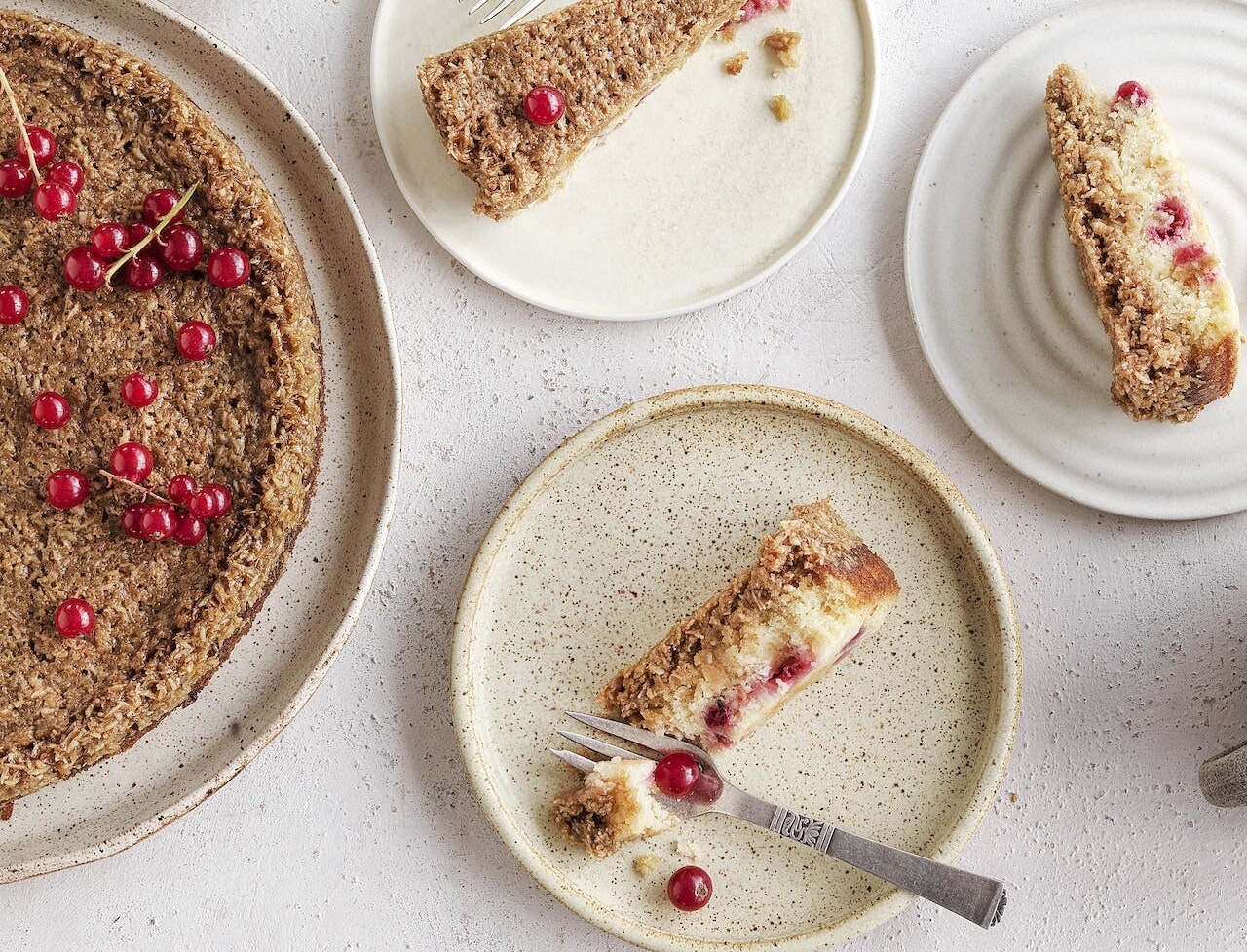 Drømmekage med marcipan og ribs