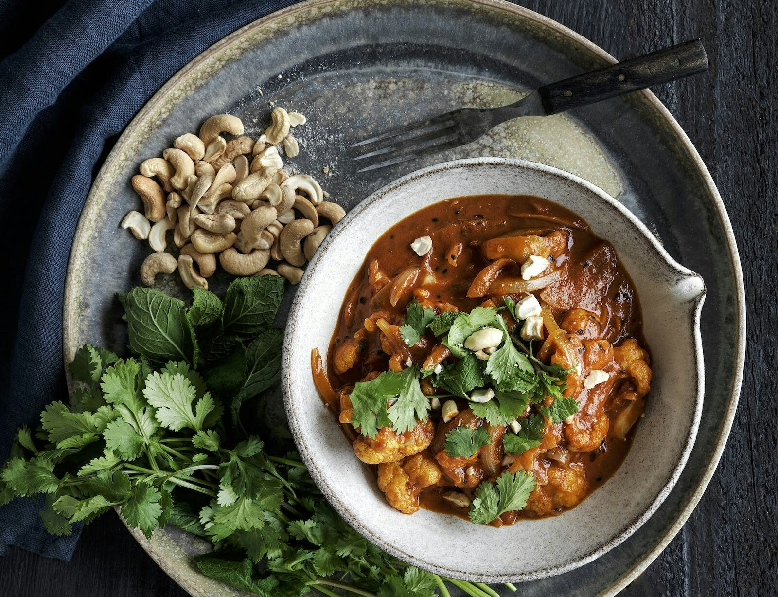 Easy butter greens - vegetarisk butter chicken