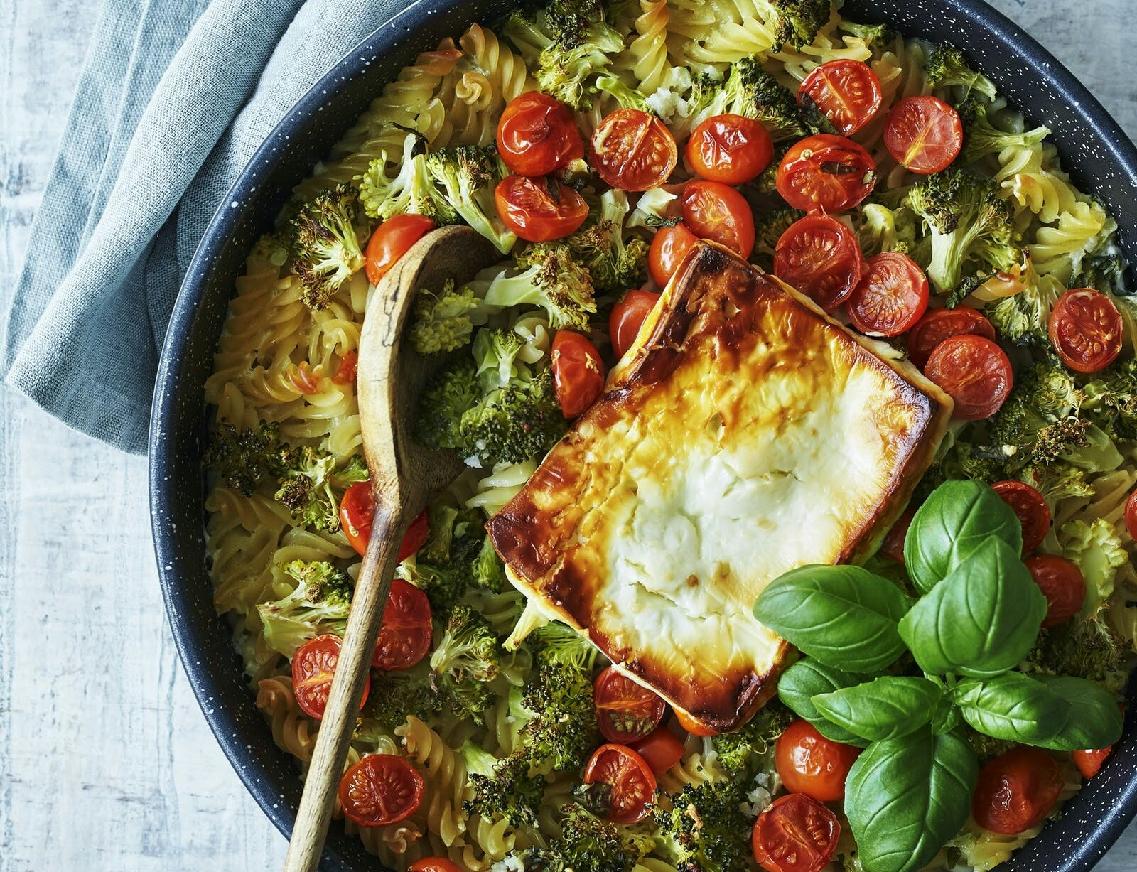 Feta-pastafad i ovnen