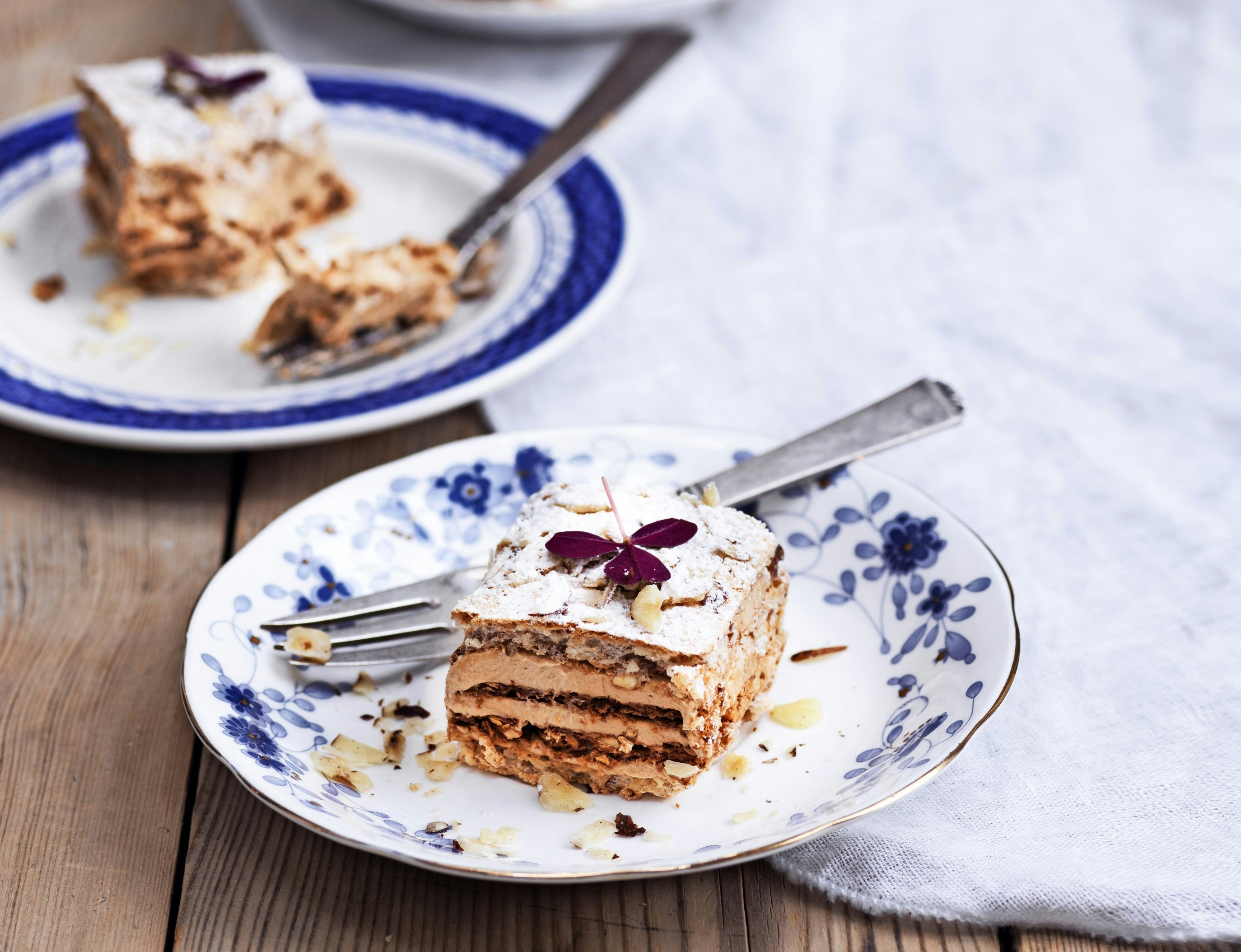 Fragilité med mokkasmørcreme