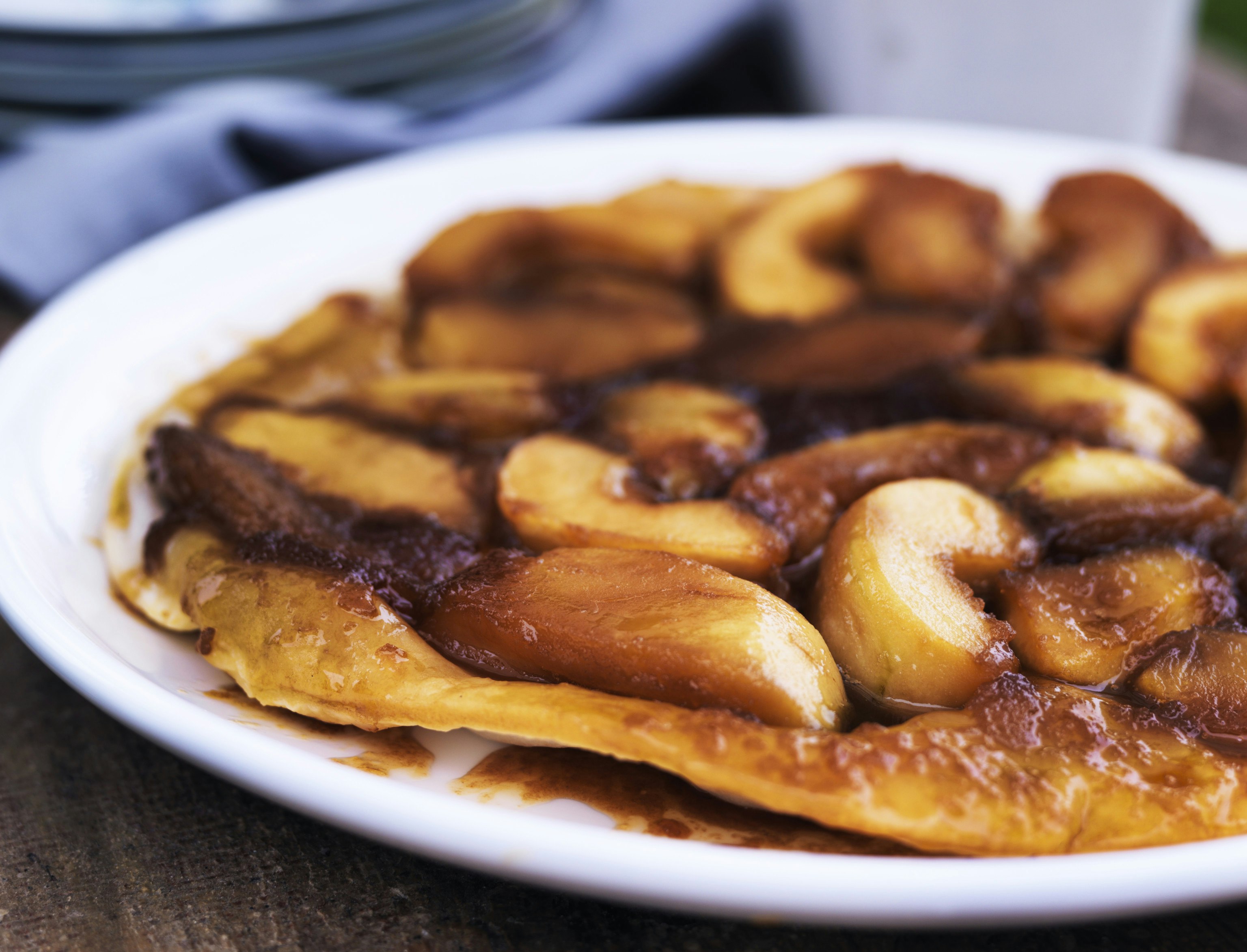 Fransk æbletærte med butterdej