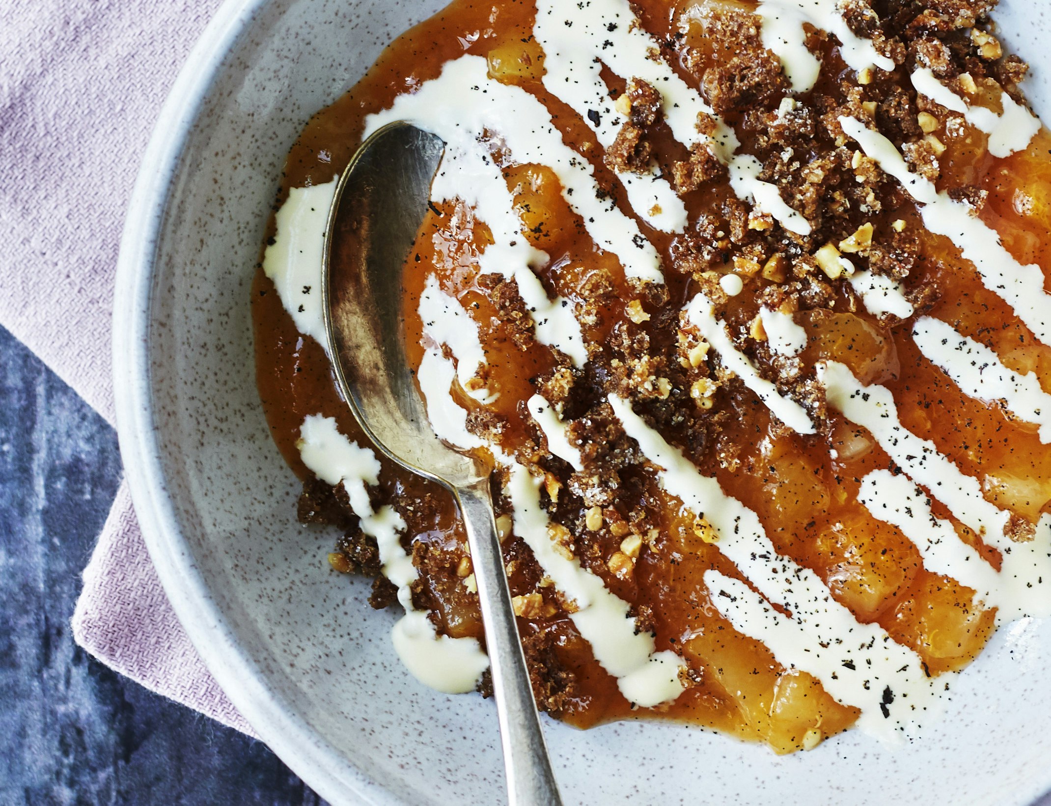 Frugtgrød med abrikoser