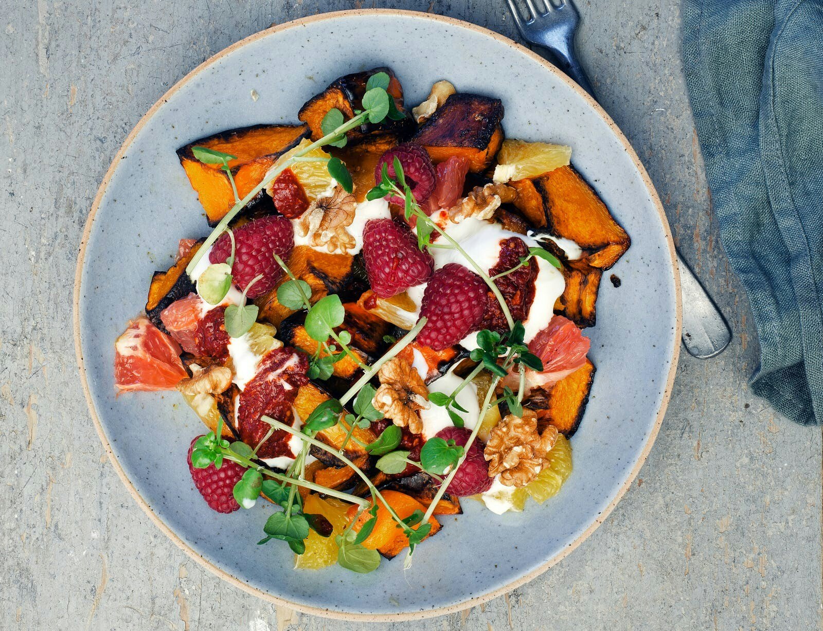 Græskarsalat med citrus