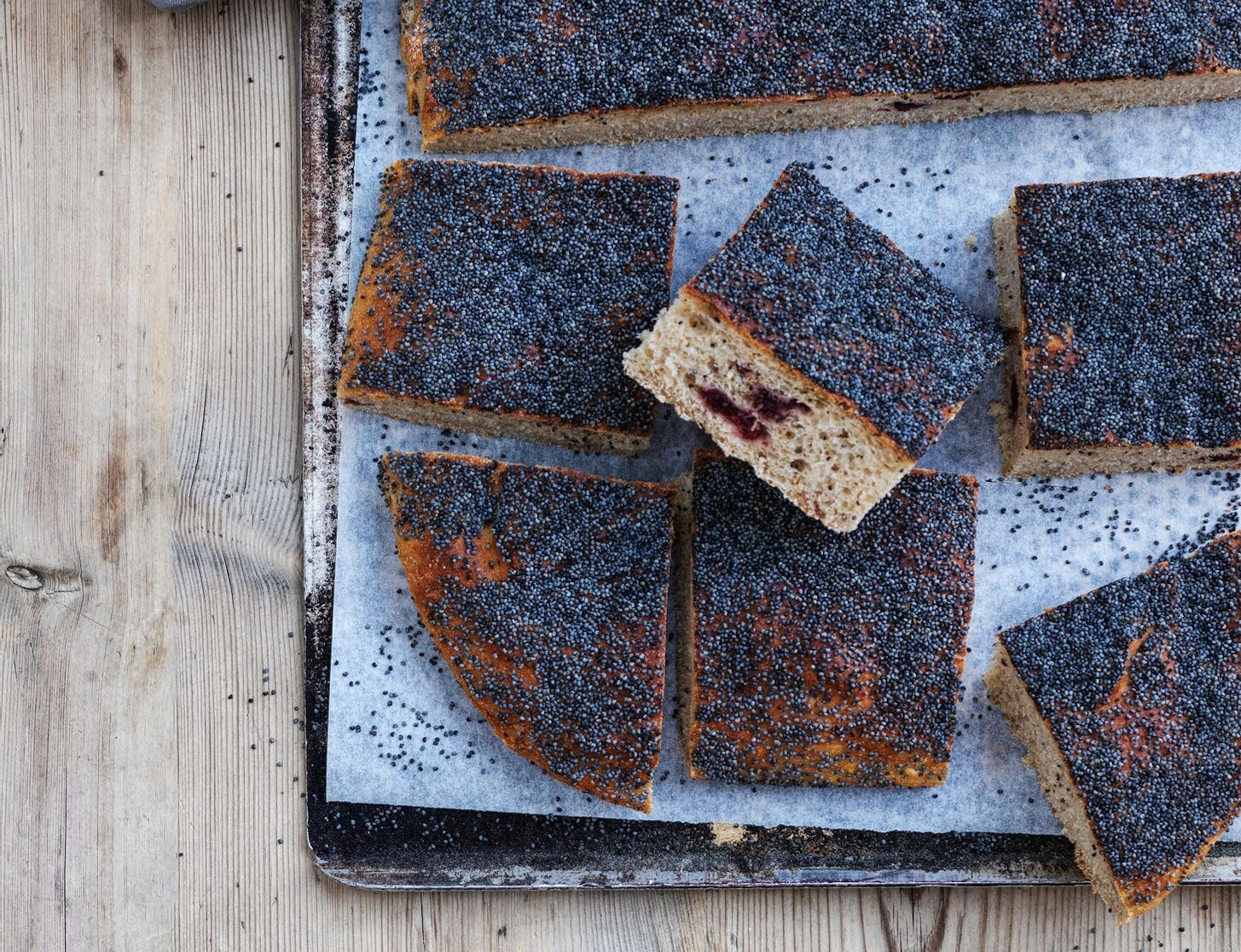 Grødbrød i bradepande