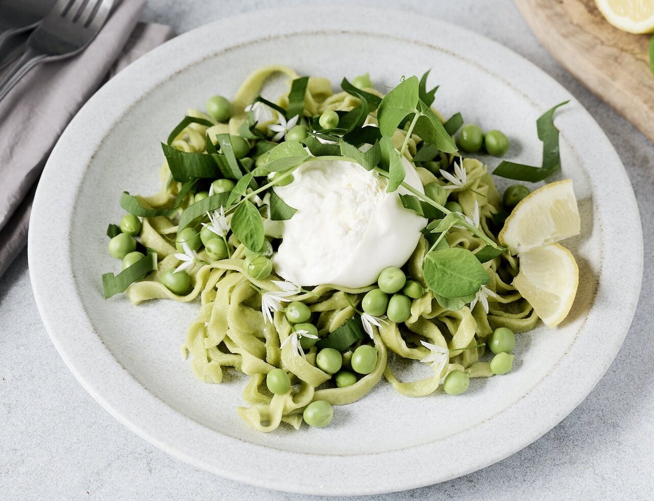 Hjemmelavet ramsløgspasta