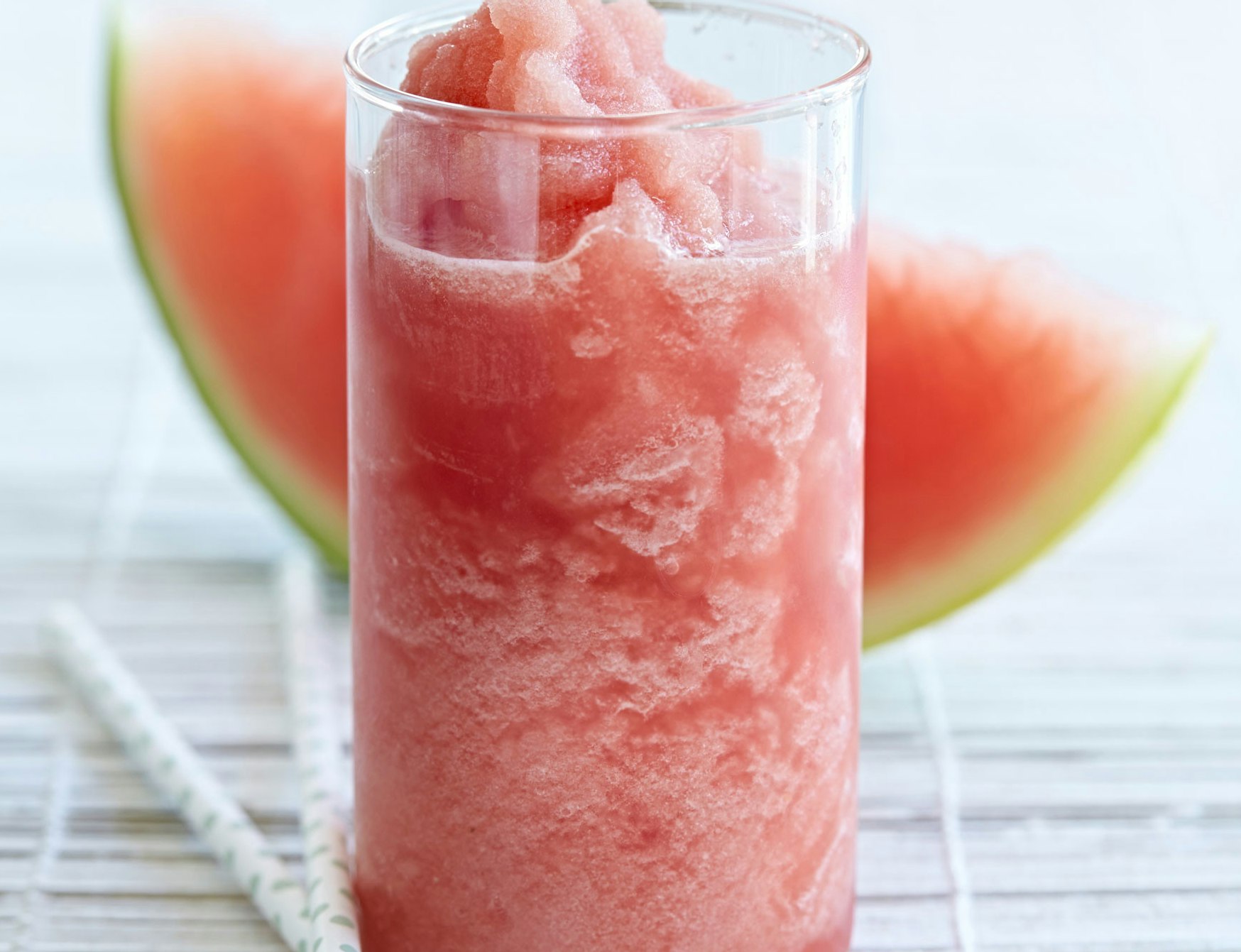 Hjemmelavet vandmelon-slushice