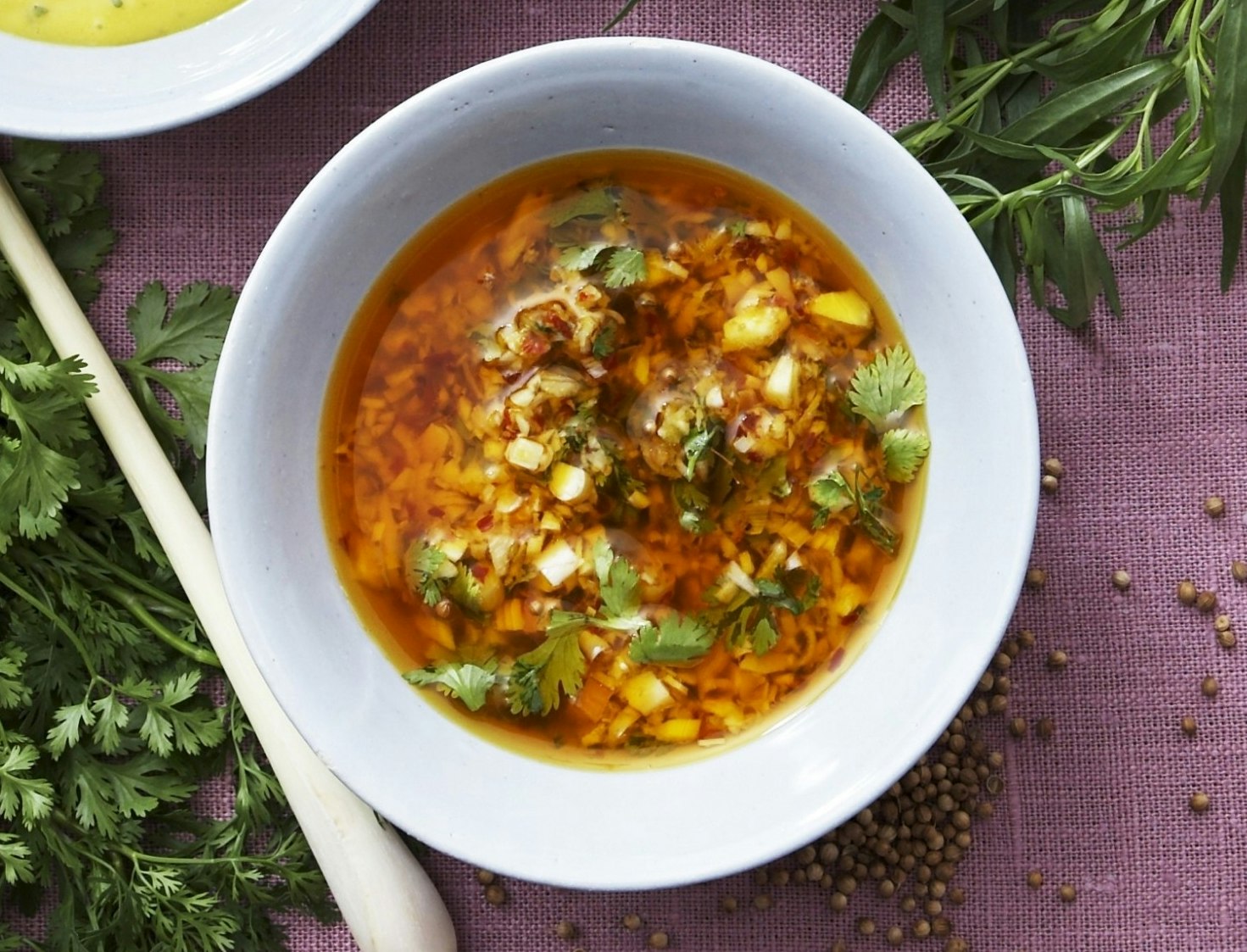 Ingefærmarinade med lime og citrongræs