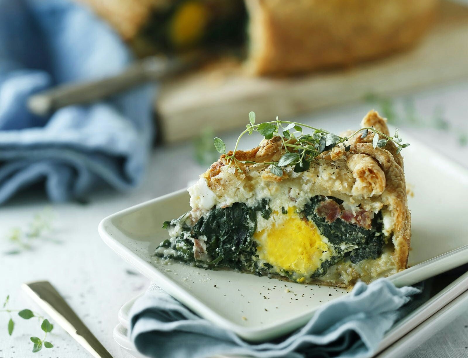 Italiensk påsketærte med hele æg