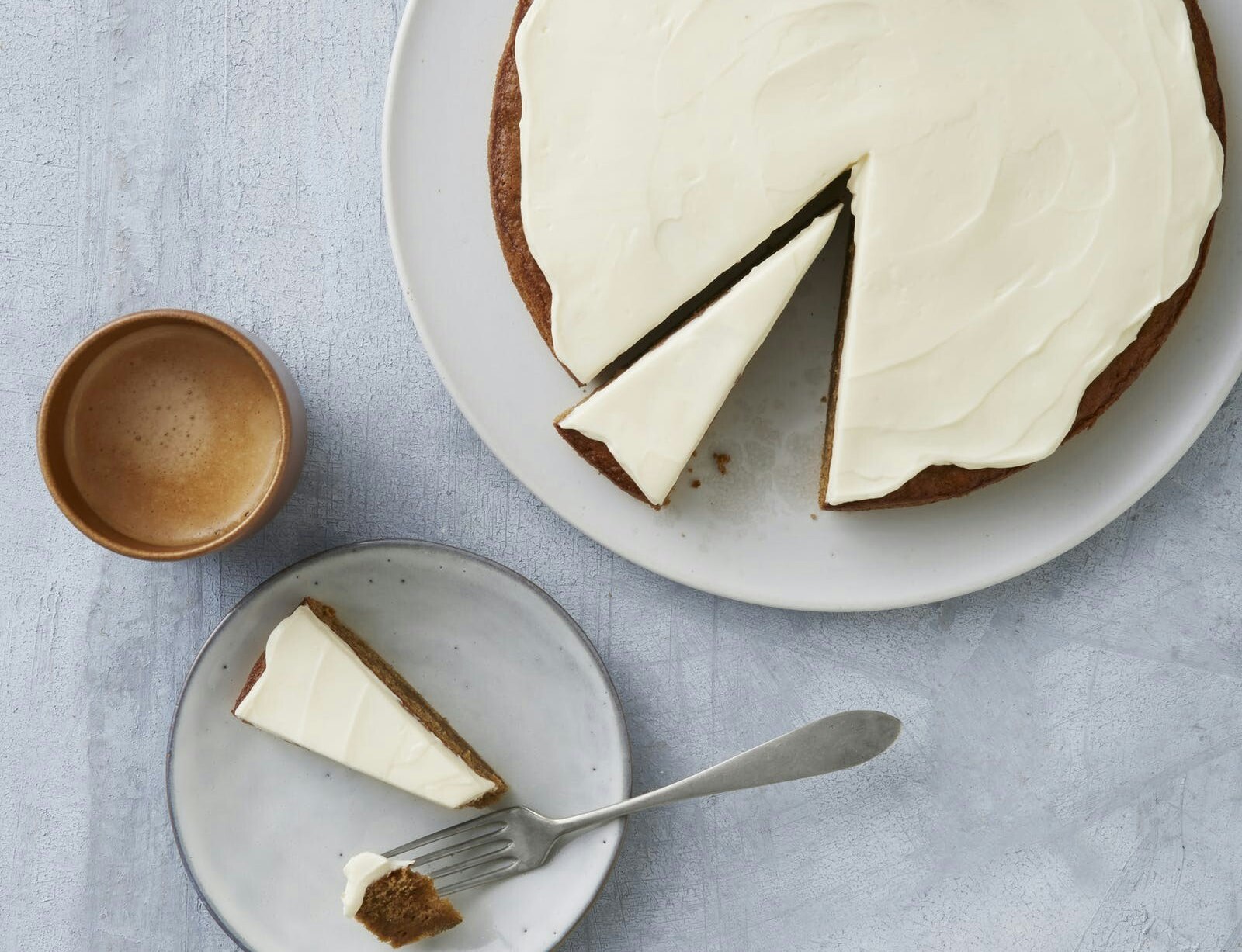 Kage med butternutsquash og frosting