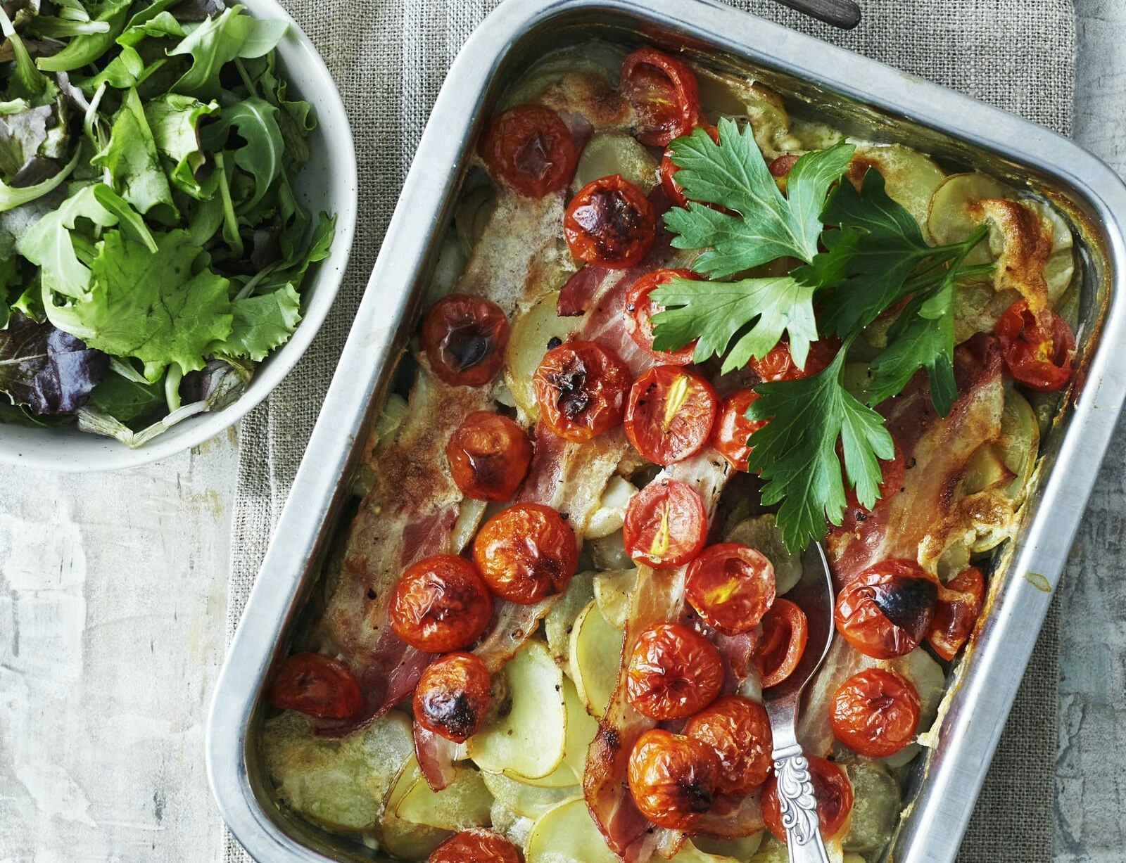 Kartoffelfad med bacon