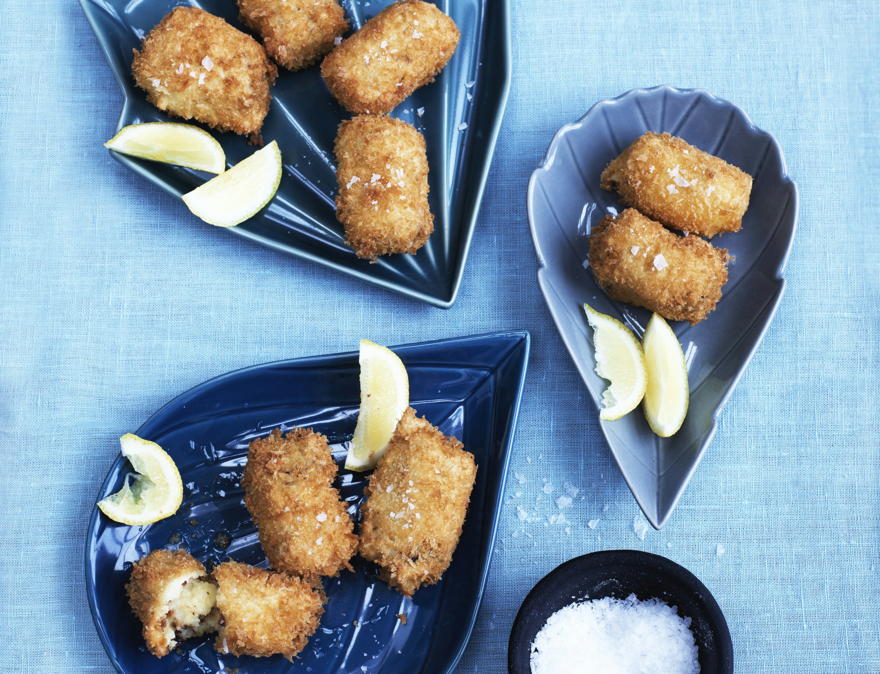 Kartoffelkroketter med chorizo