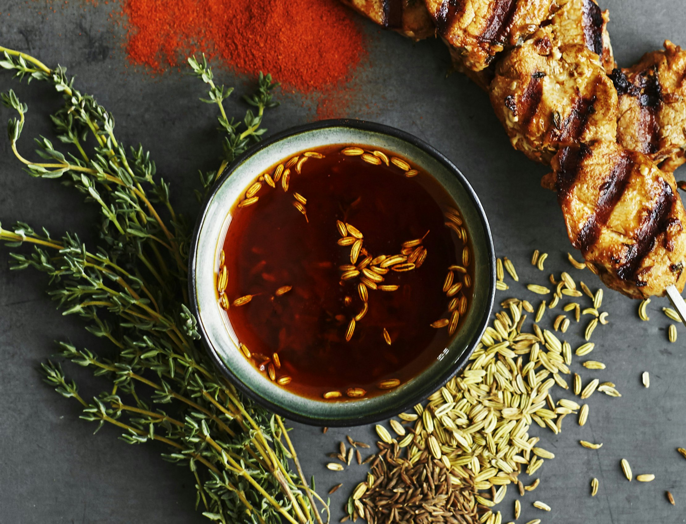 Krydret paprikamarinade