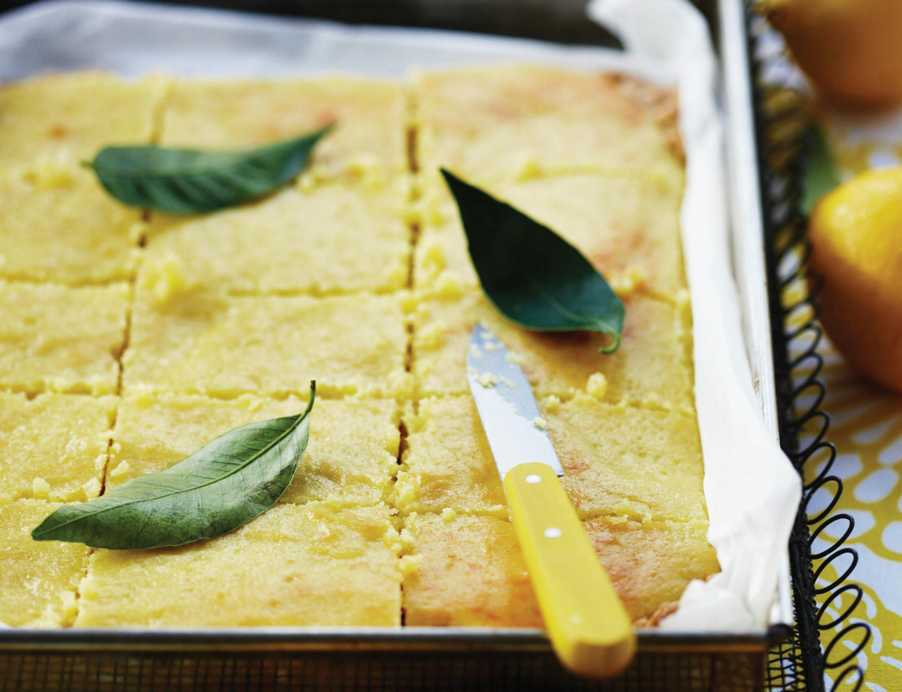 Lækre citronsnitter