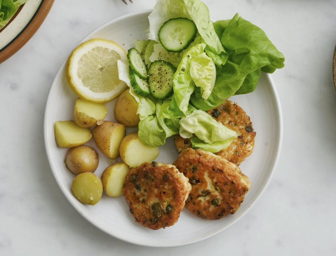 Laksefrikadeller