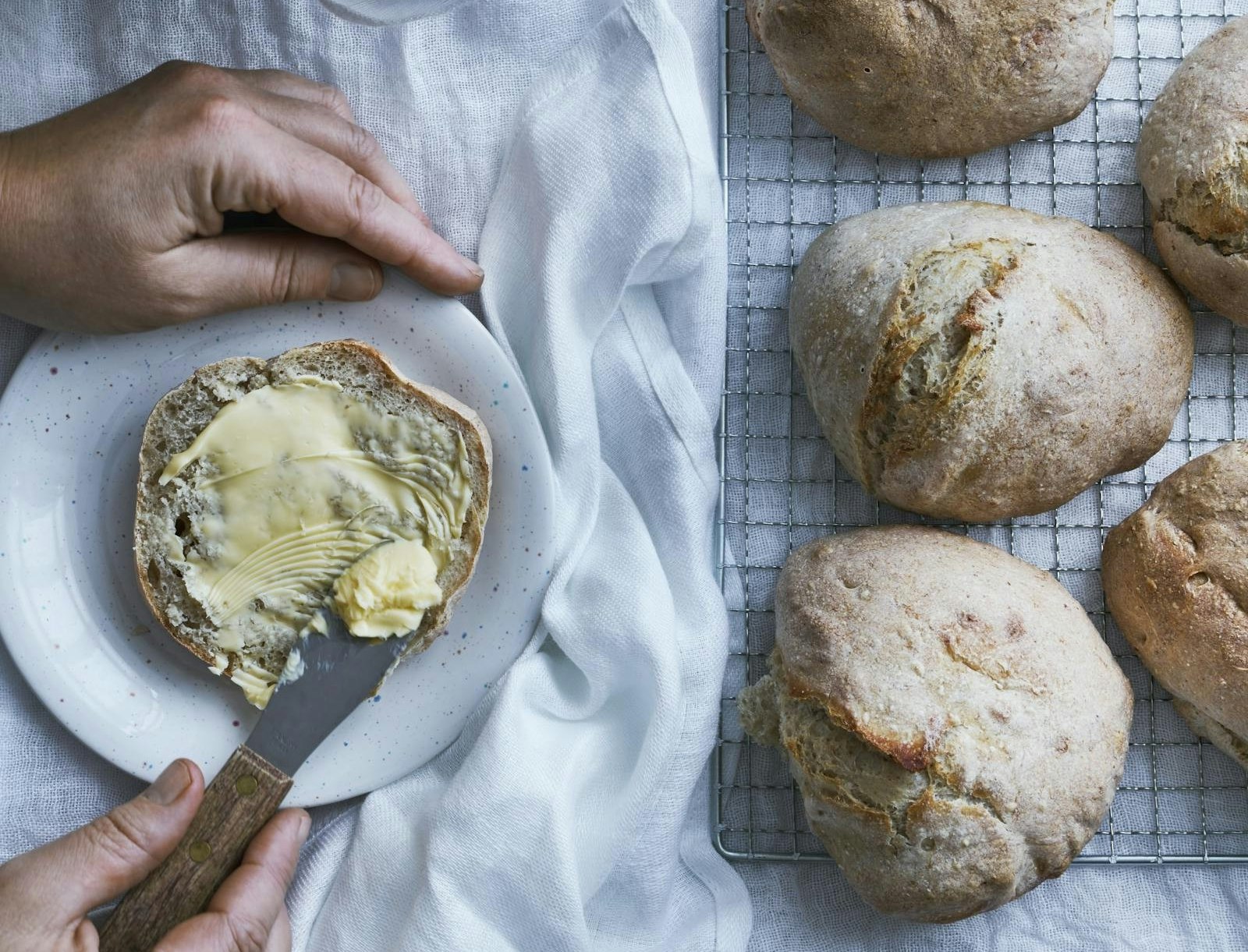 Langtidshævede morgenboller