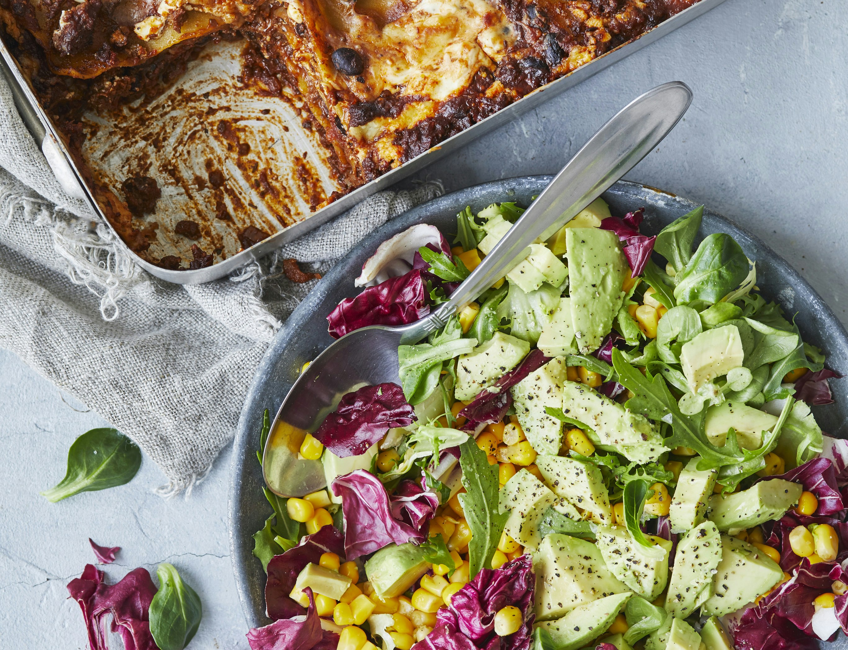 Lasagne med et mexicansk tvist