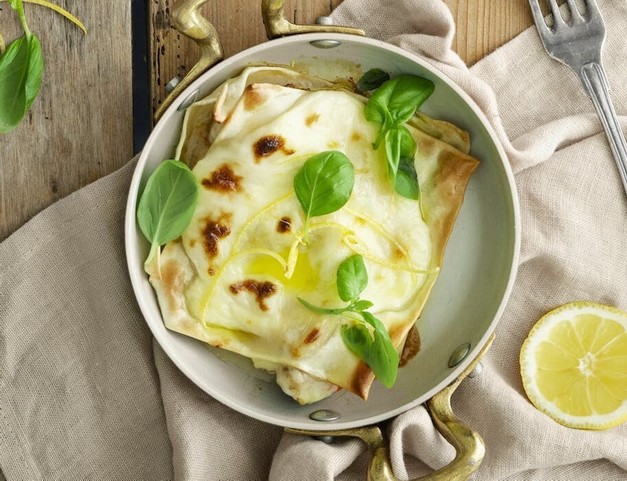 Lasagne med hummer og alfredosauce