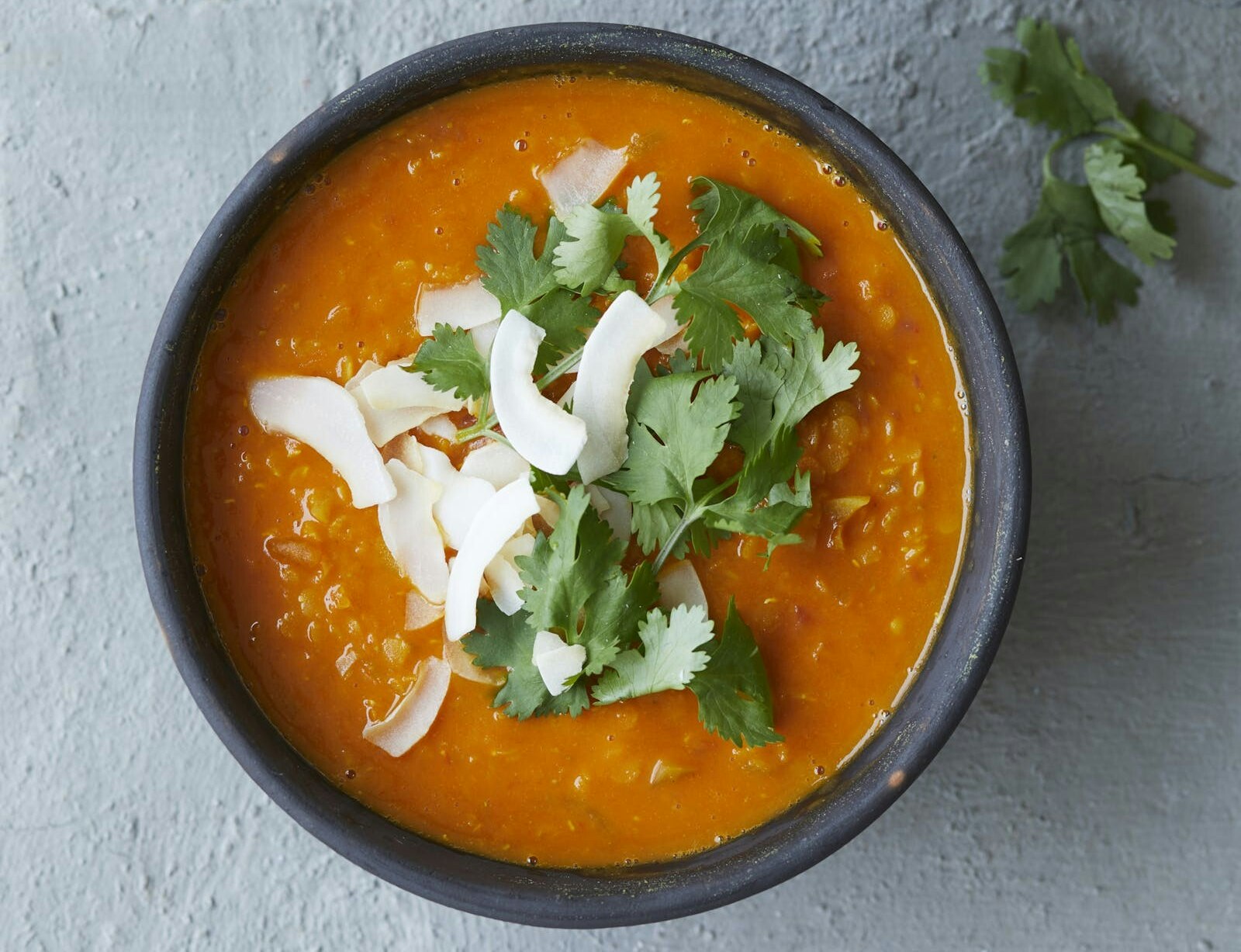 Linsesuppe med kokosmælk