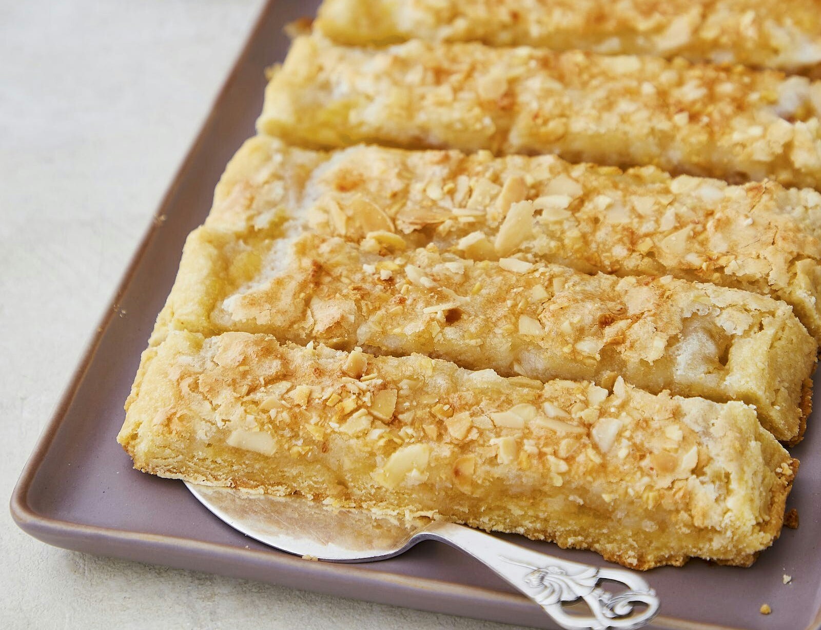 Makronsnitter med æble