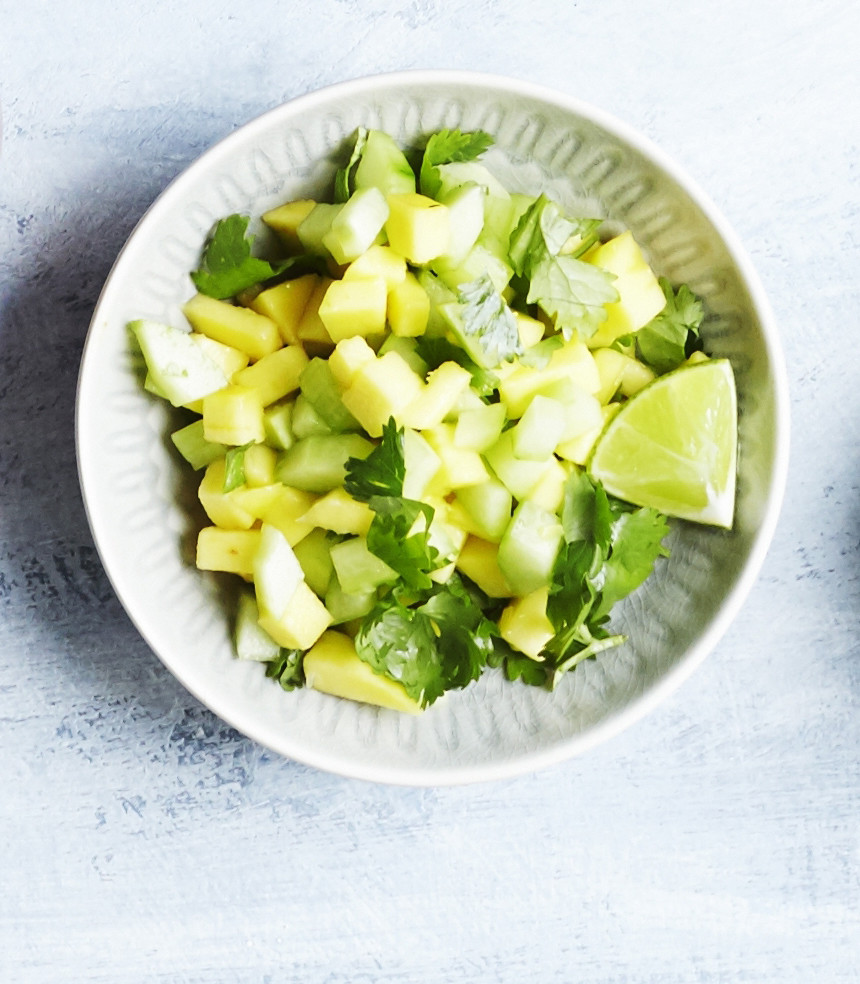 Mangosalsa med agurk og koriander | SPIS BEDRE