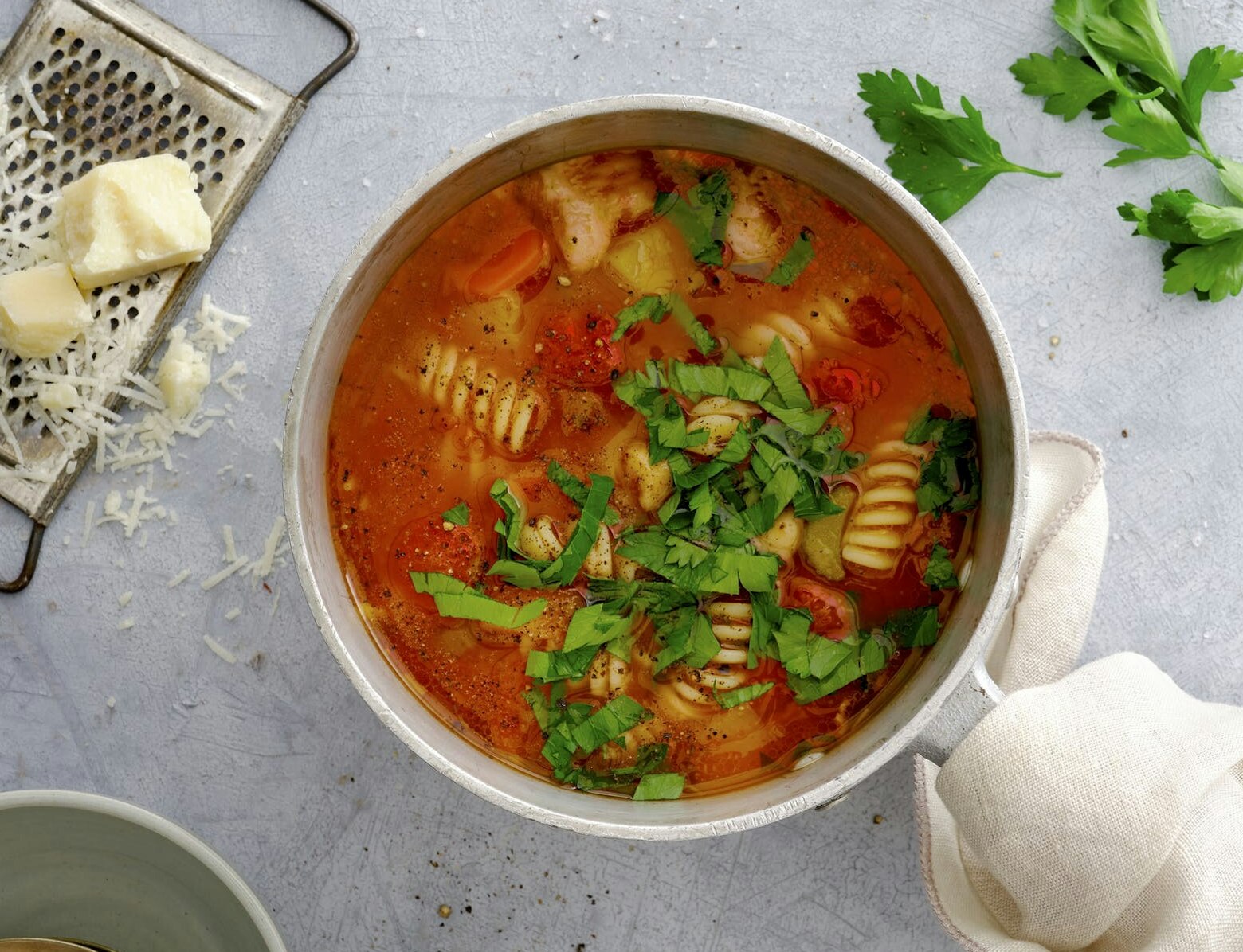 Minestronesuppe med butterbeans