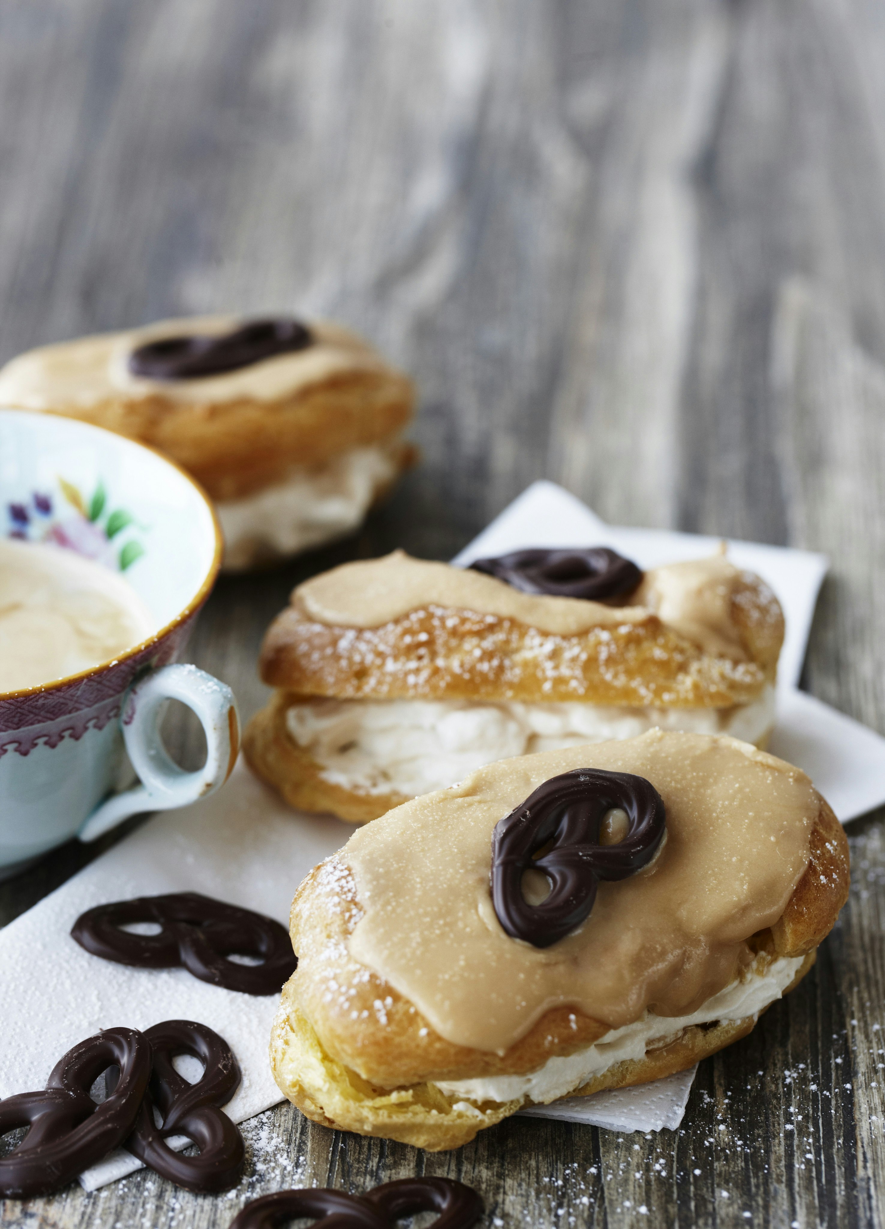 Mocca-eclairs