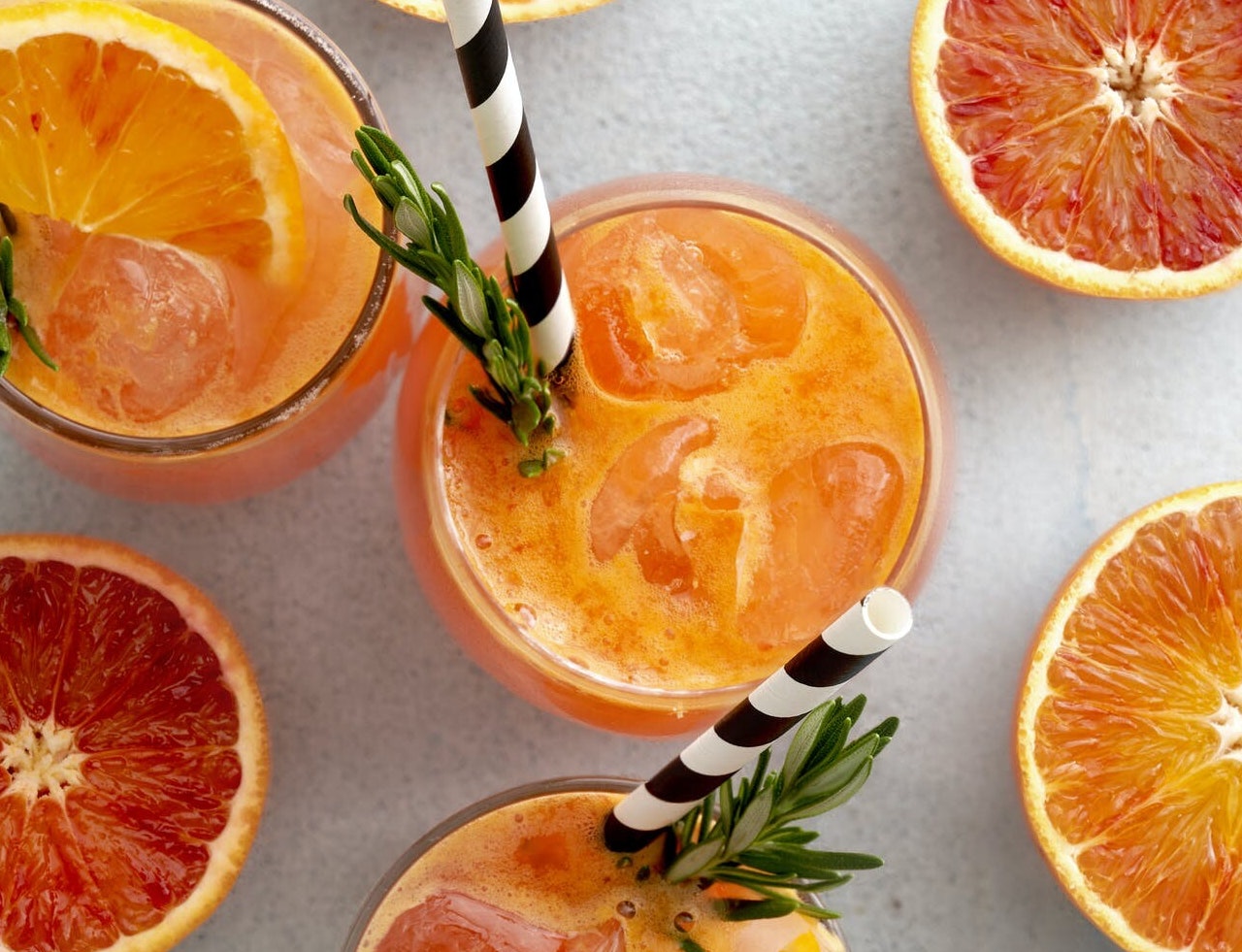 Moscow mule med blodappelsin