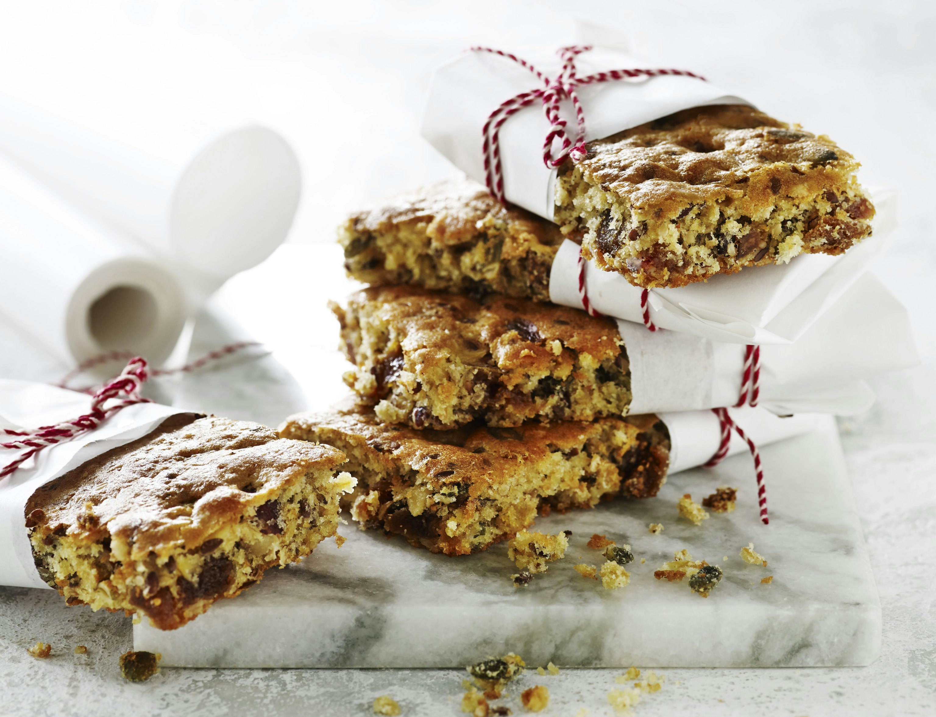 Myslibarer med kerner, nødder og tørret frugt