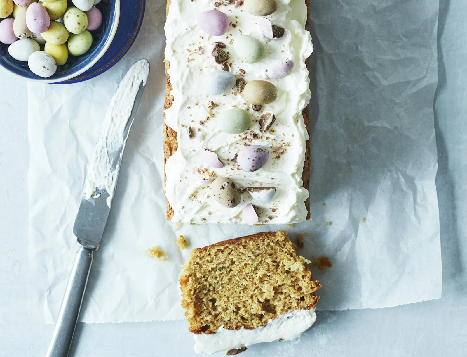 Nem påske-squashkage med lime og mascarpone