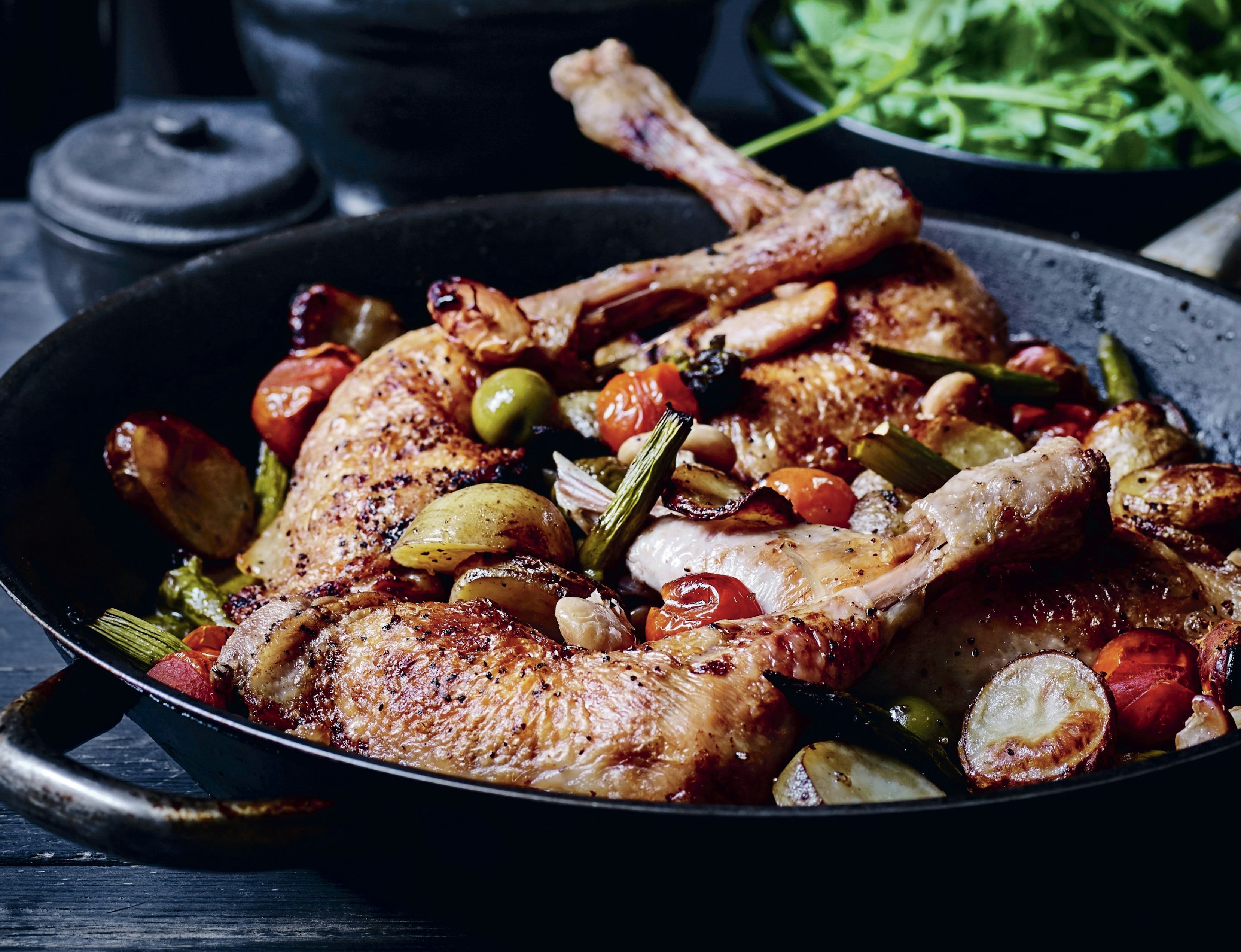 One pot-kylling med butterbeans og kartofler