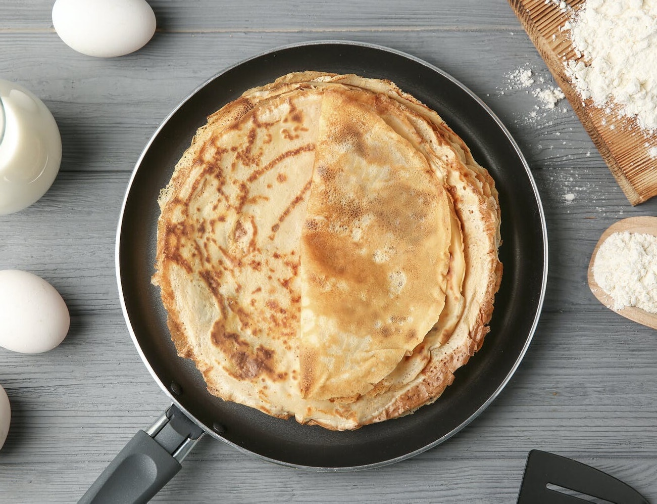 Pandekager med havregryn