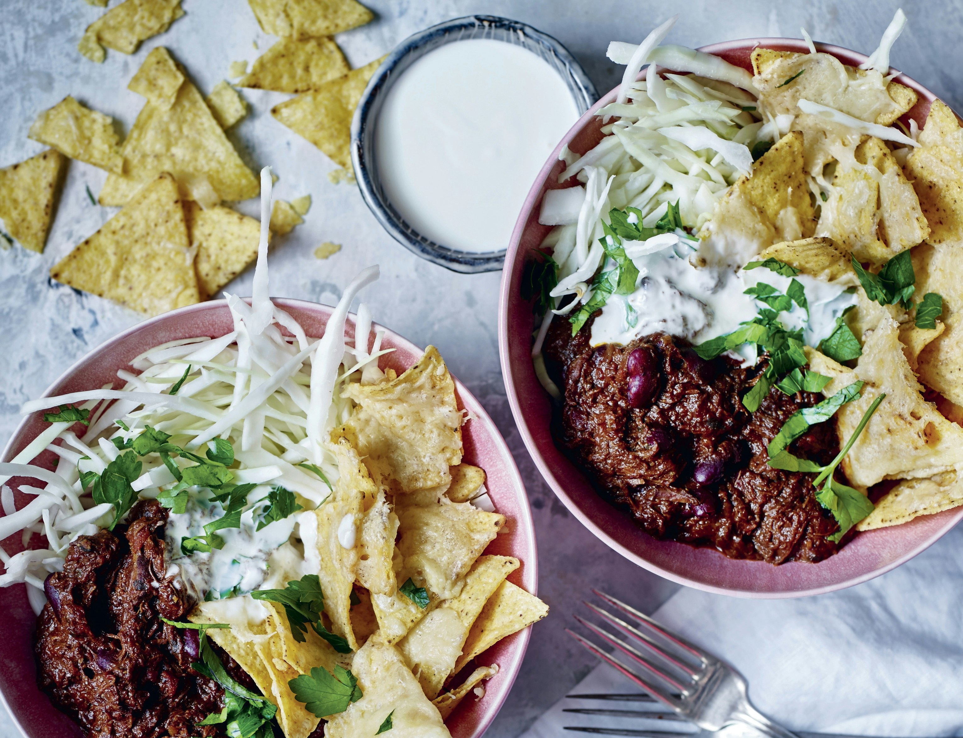 Pulled chili con carne