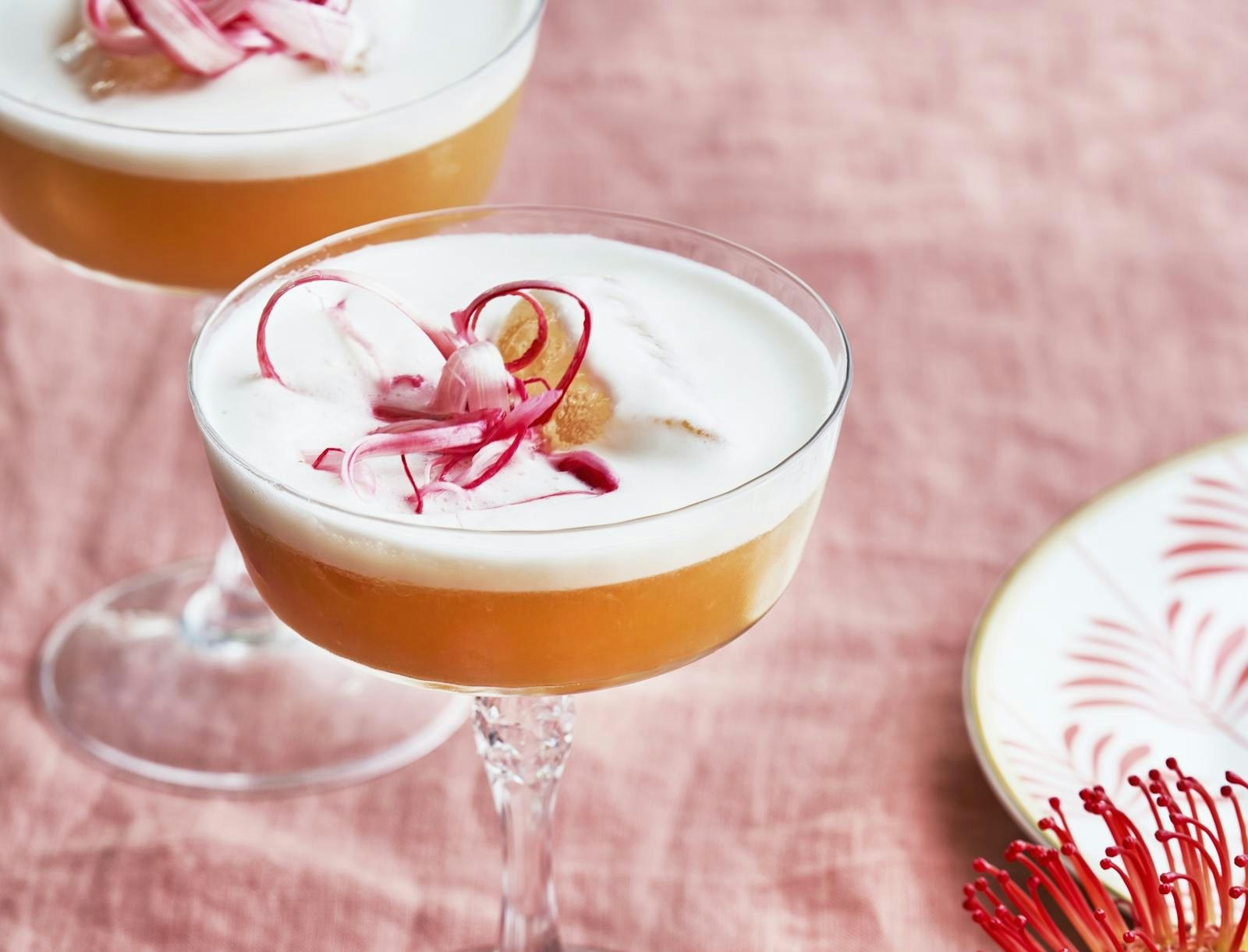 Rabarber sour med amaretto
