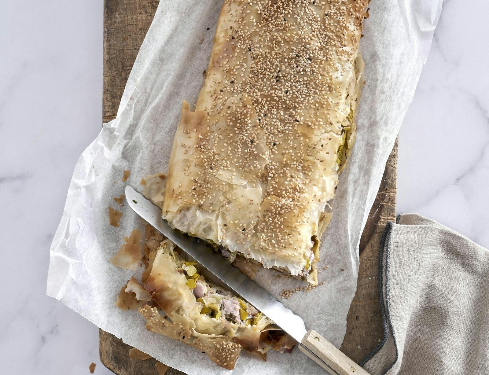 Skinkestang med fillodej