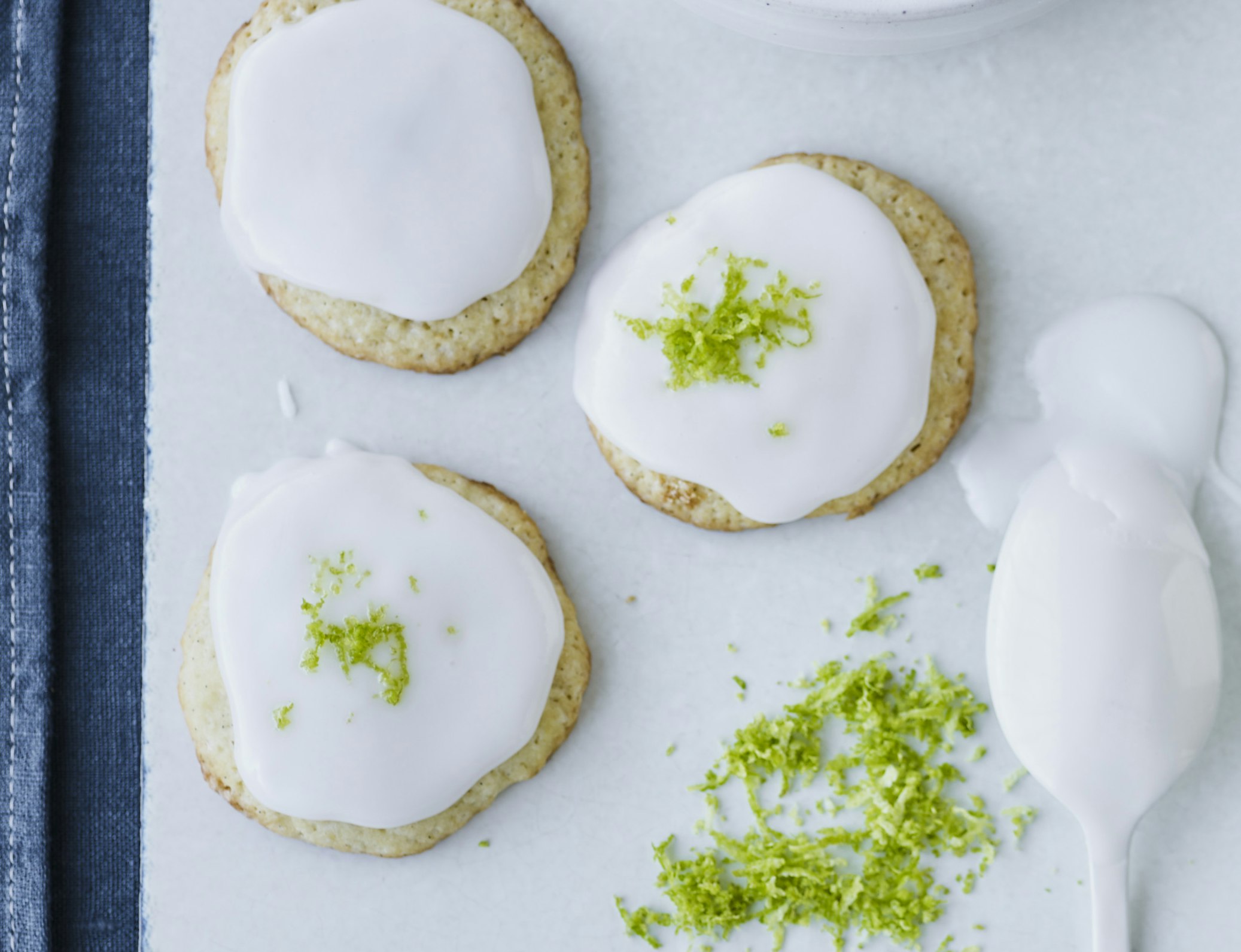 Småkager med ricotta og glasur