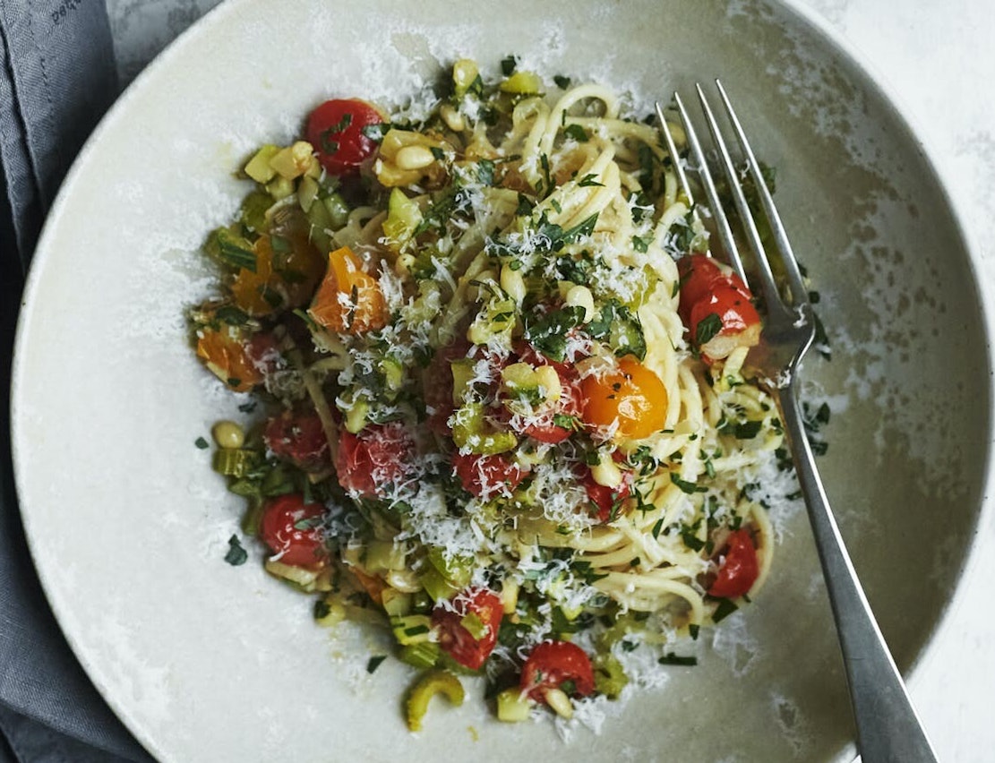 Spaghetti sugo verdure