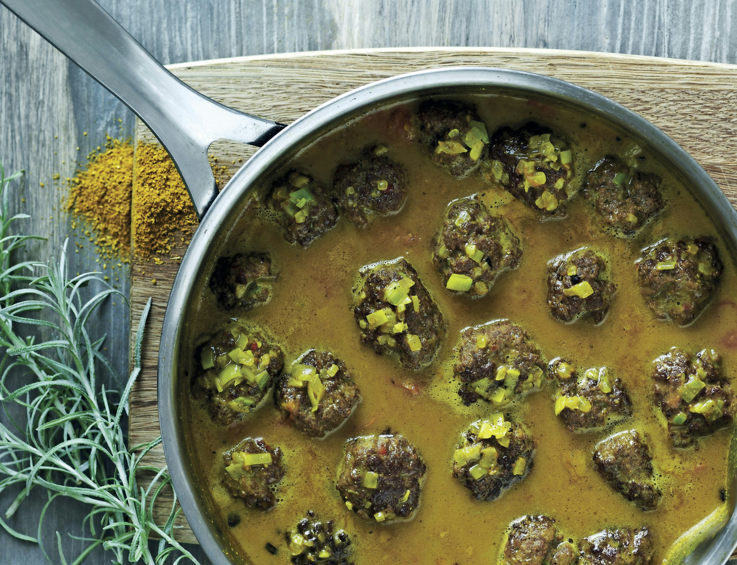 Spicy boller i karry