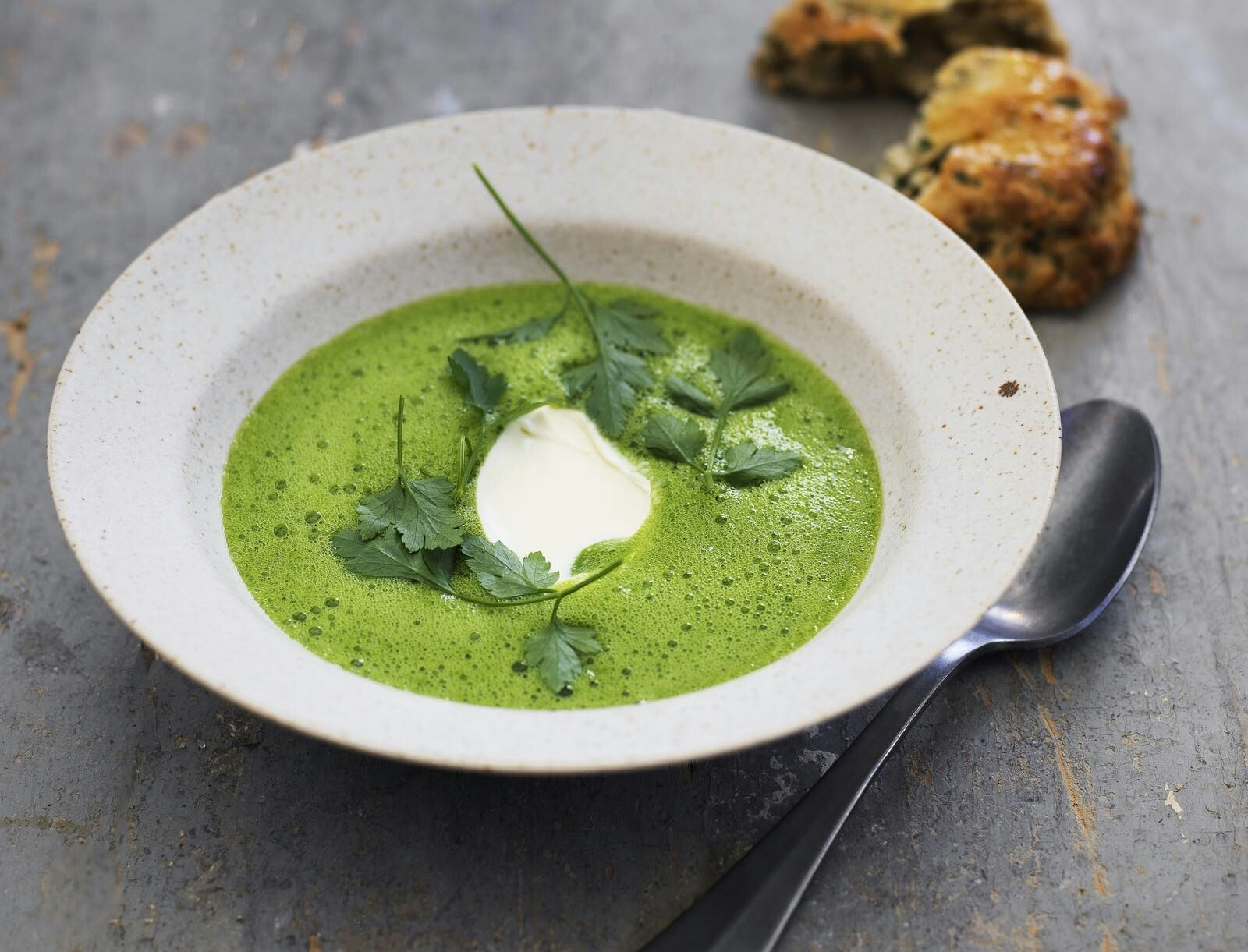 Spinatsuppe med persille