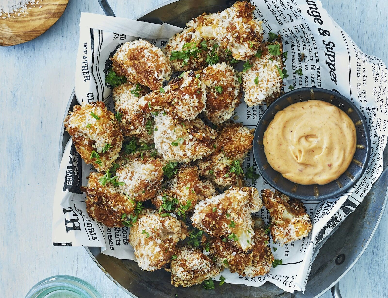 Sprøde blomkålsnuggets