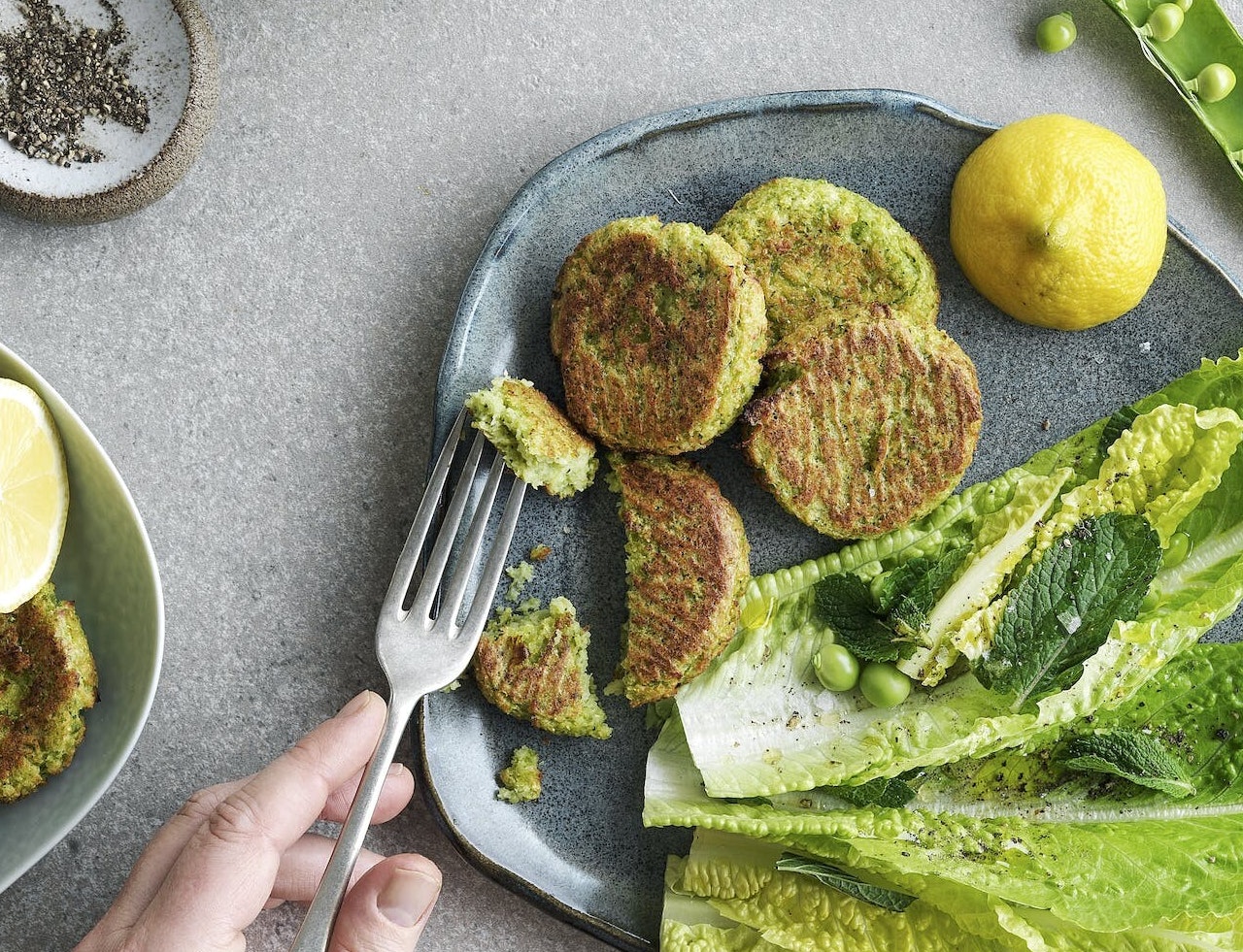 Squashdeller med halloumi