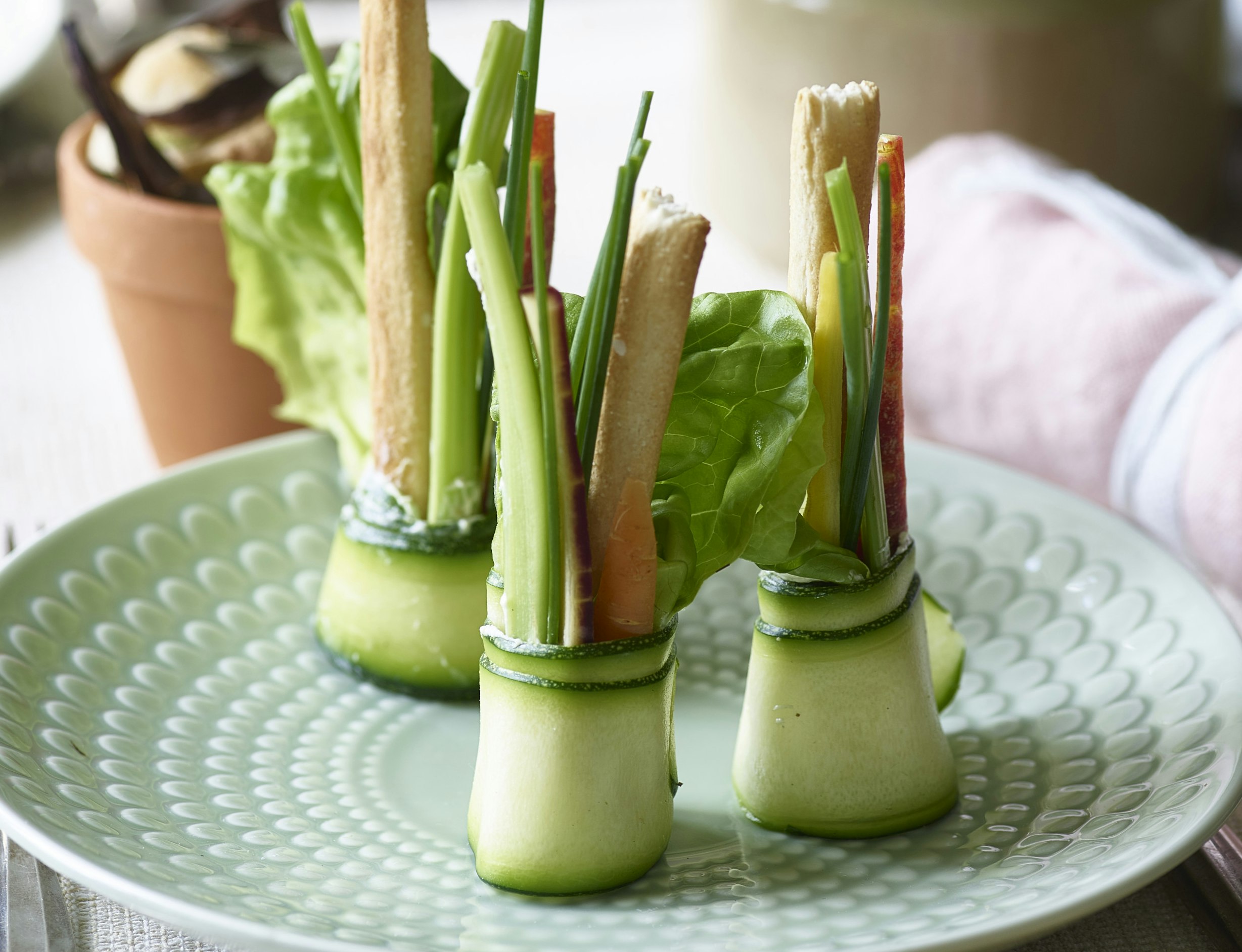 Squashruller med pikantost